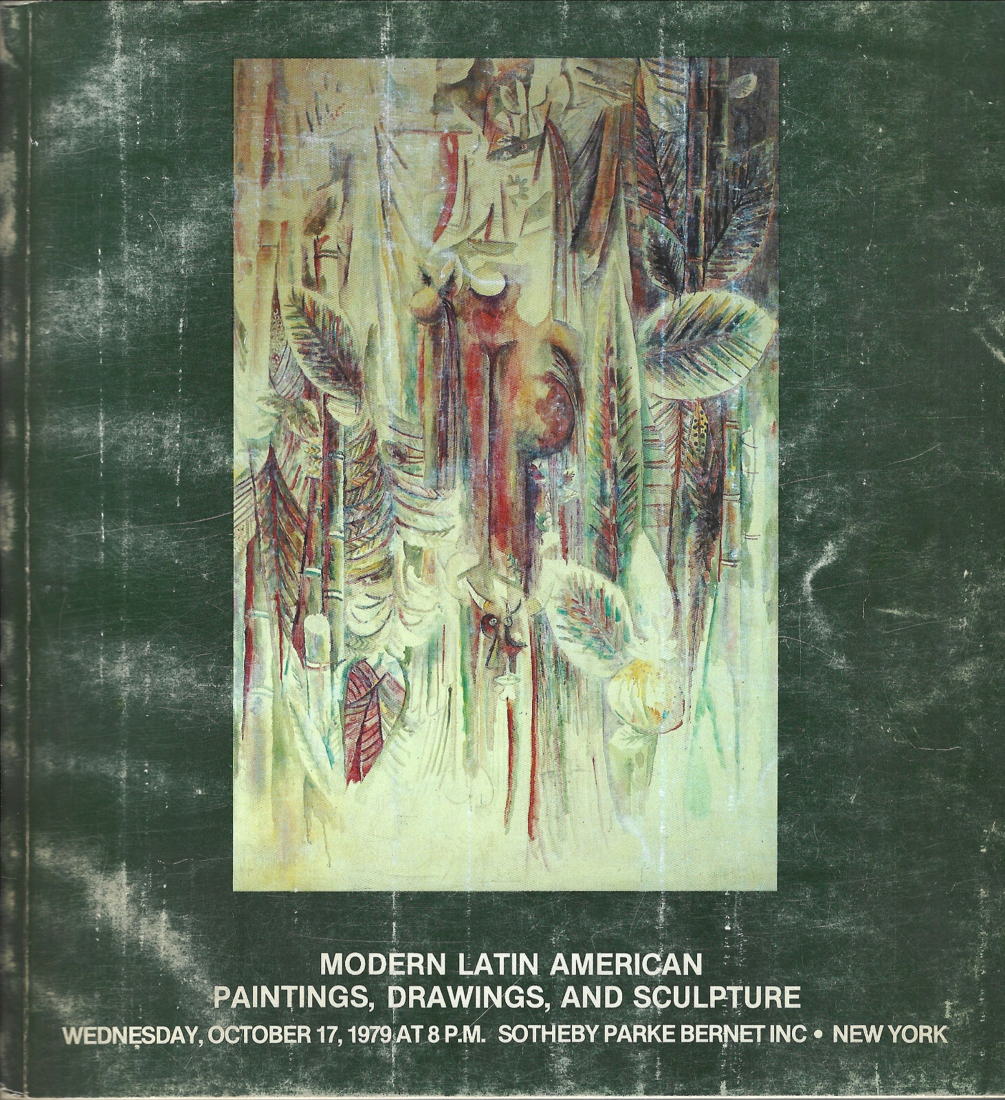 SOTHEBY PARKE BERNET CATALOGUE - MODERN LATIN PAINTINGS, DRAWINGS, SCULPTURE