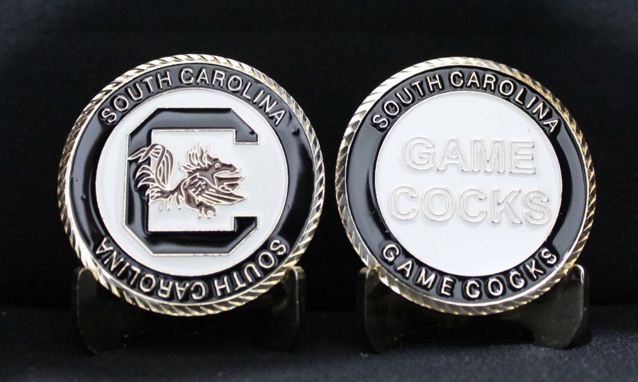 SOUTH CAROLINA GAMECOCKS COLLEGIATE COLLEGE COLLECTIBLE CHALLENGE COIN