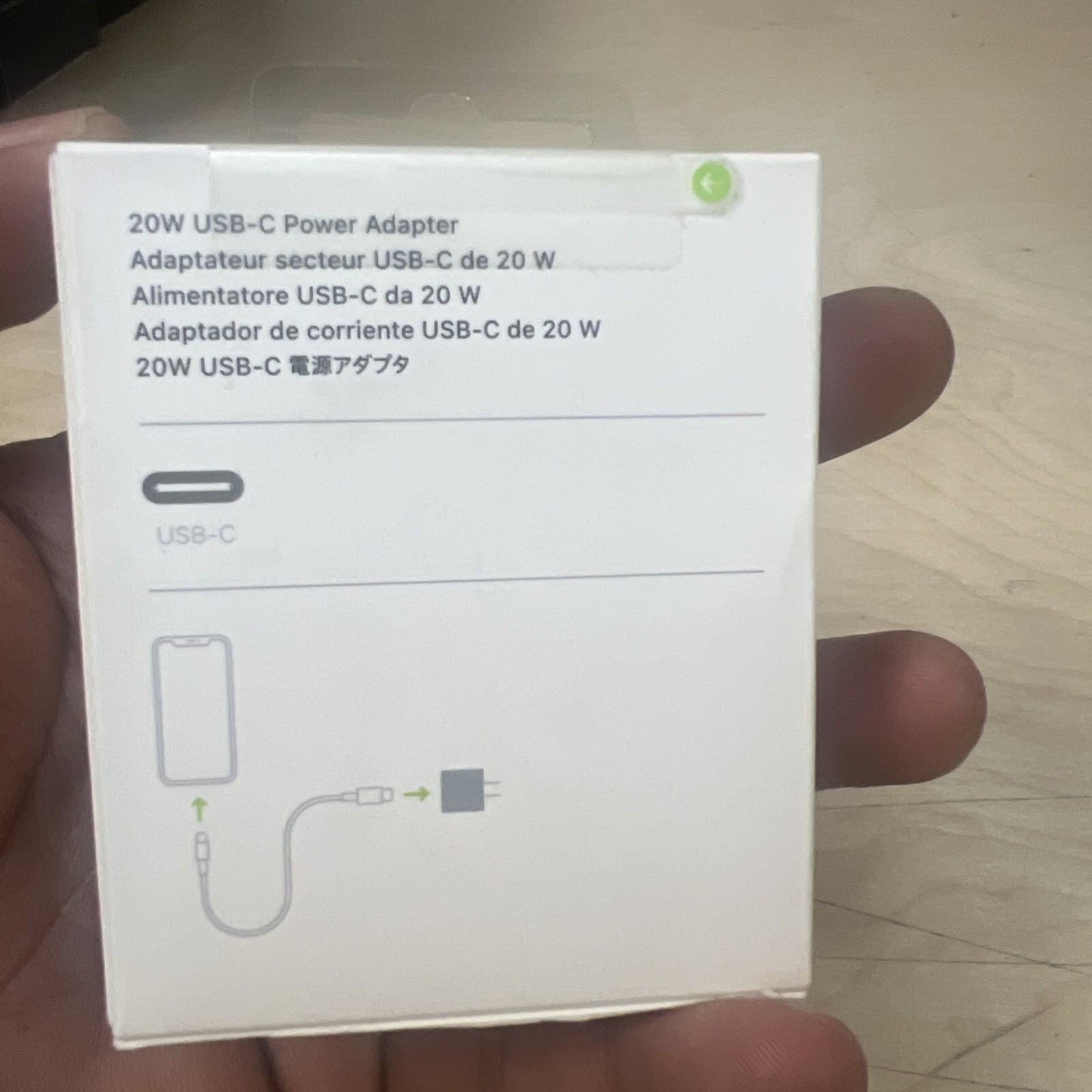 Brand New, Apple USB-C, 20 W Power Adapter