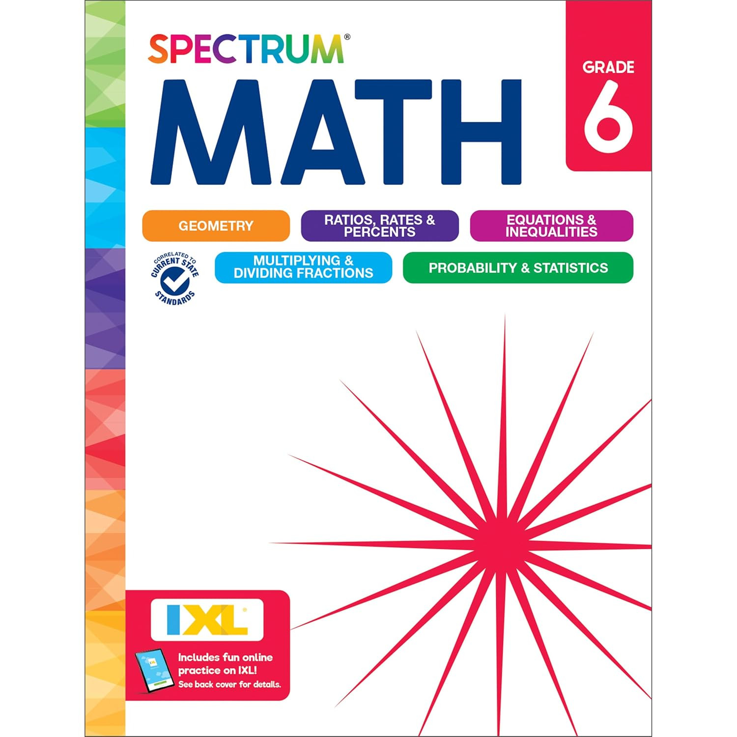 Spectrum 6Th Grade Math Workbook, Activity Book for Kids Ages 11-12, Geometry, R