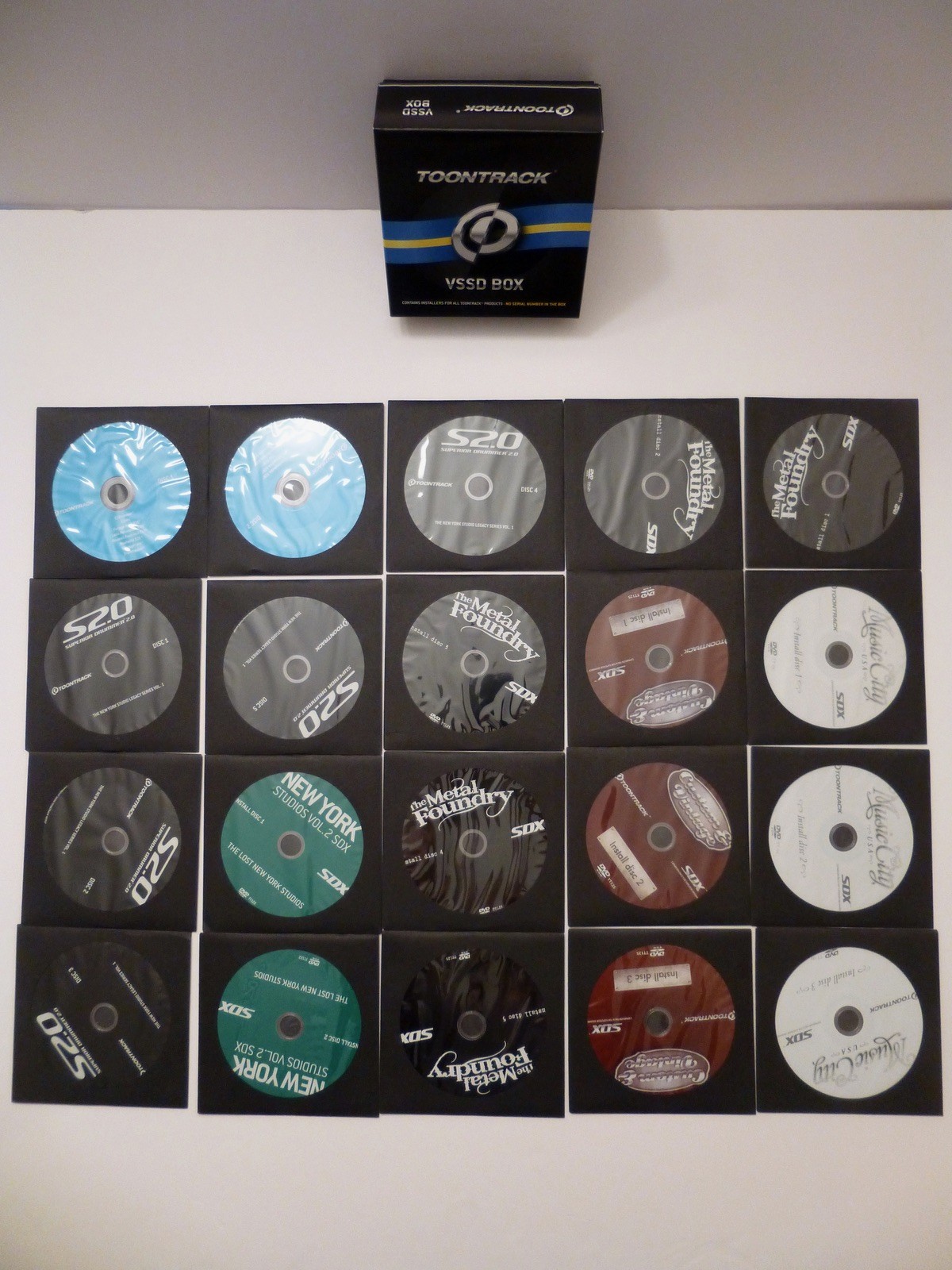 Toontrack VSSD Box w/ Superior 2.0 Metal Foundry Custom Vintage Music USA-NO KEY