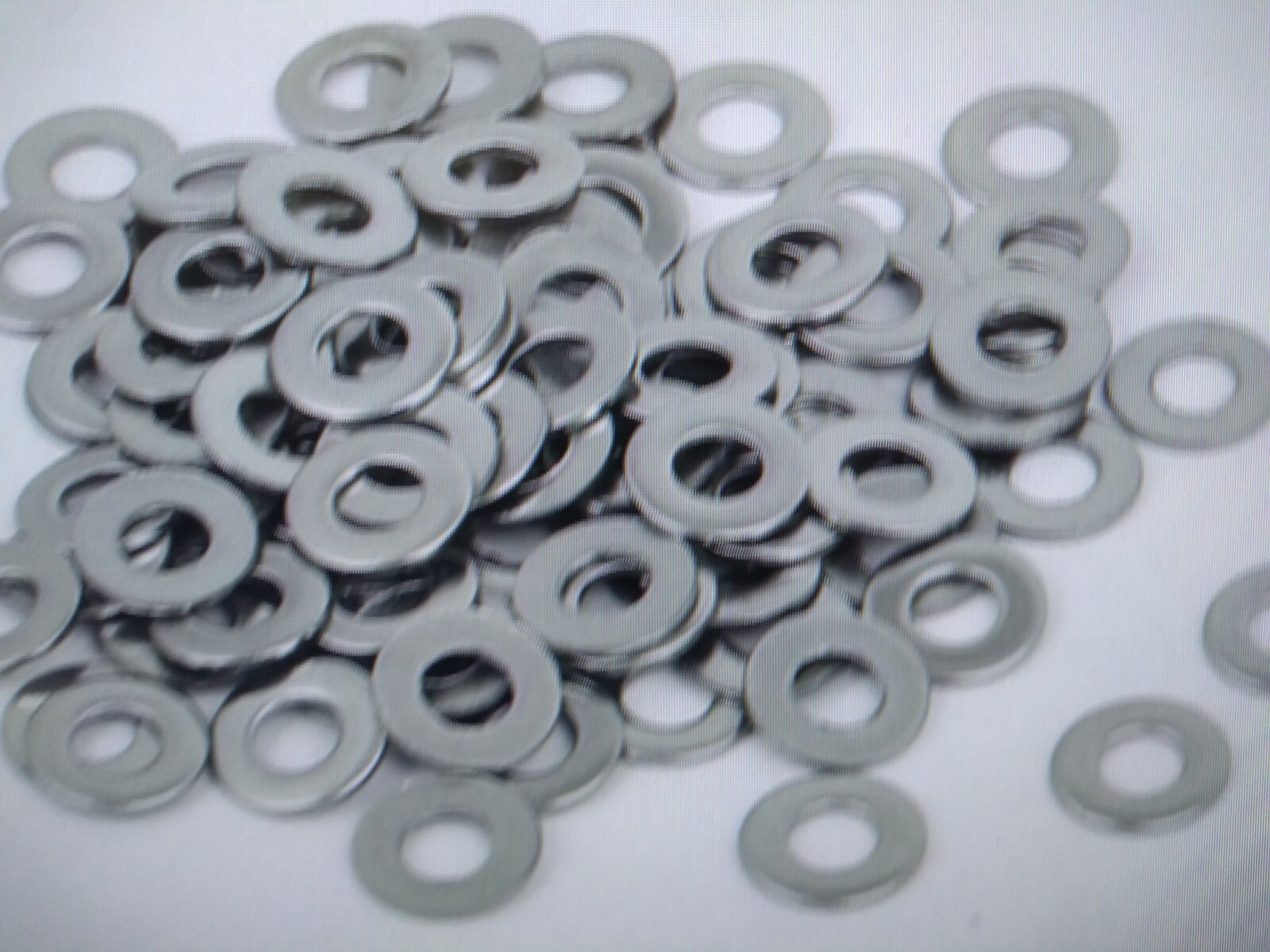 #10 STAINLESS STEEL FLAT WASHERS  , Qty 200