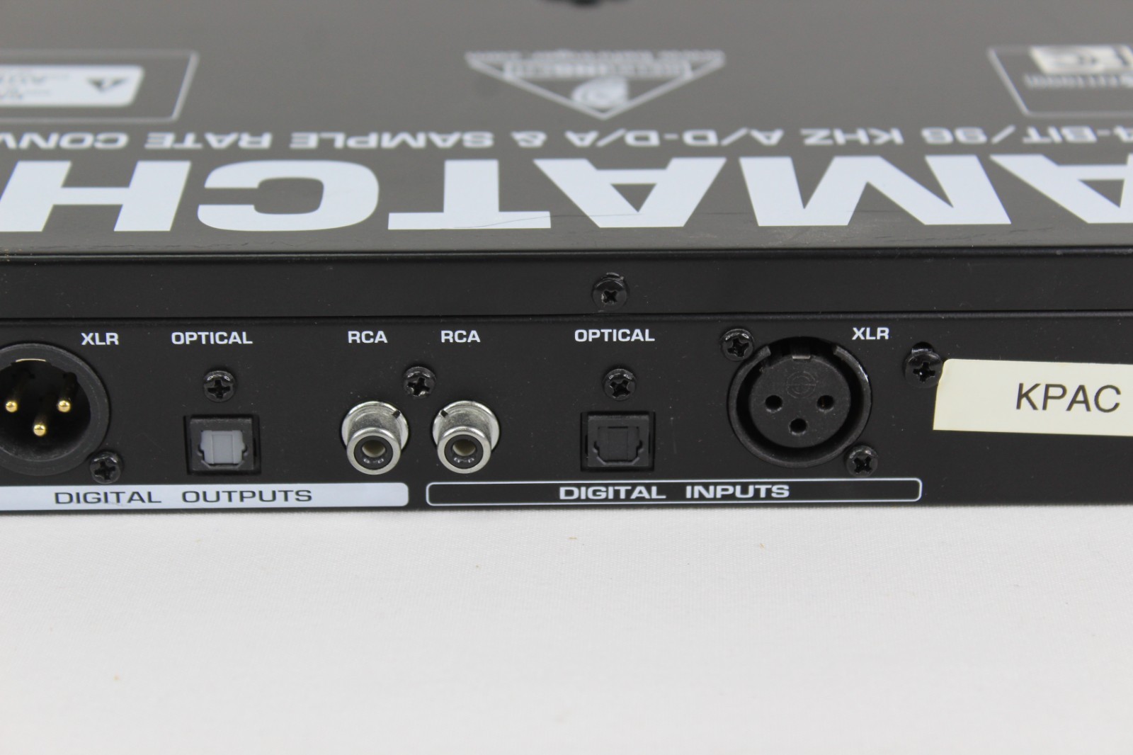 Behringer UltraMatch Pro 24-Bit/96 KHZ A/D-D/A & Sample Rate Converter SRC2496
