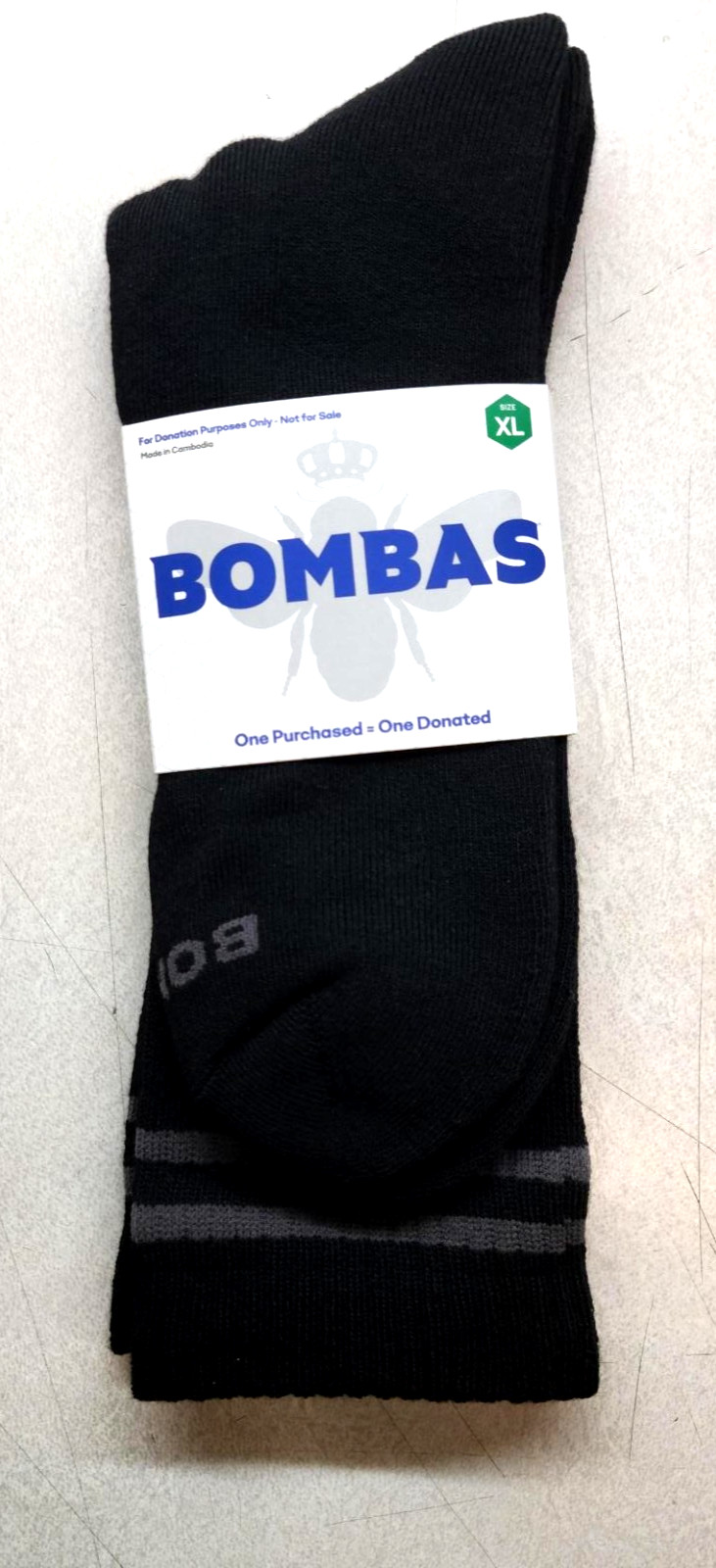 Bombas adult Black Socks Size xl Calf Socks 25 Pairs NEW