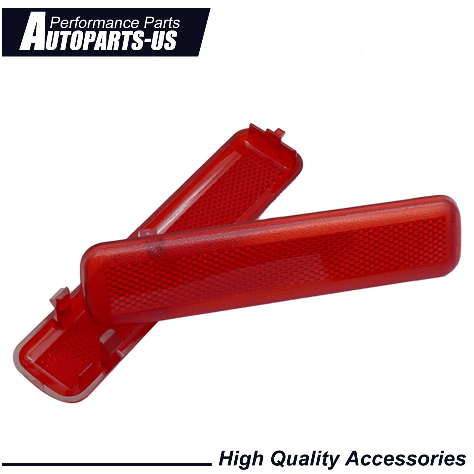 L& R Rear Inside Door Trim Reflector for Silverado Sierra Crew Cab Pickup 2006
