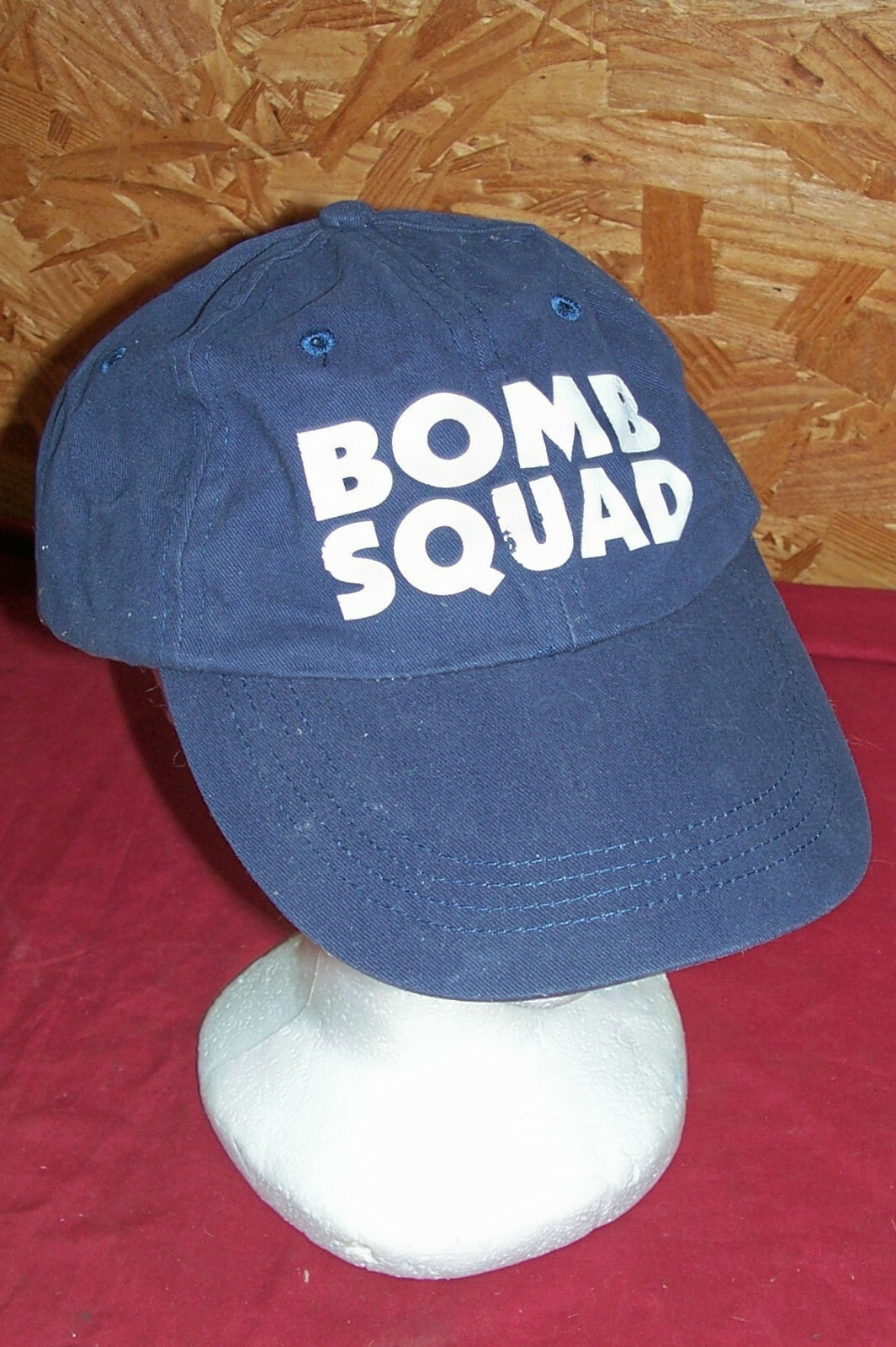 Bomb Squad Blue Police Cap Hat Tactical SWAT Cops Special Ops Operations Forces