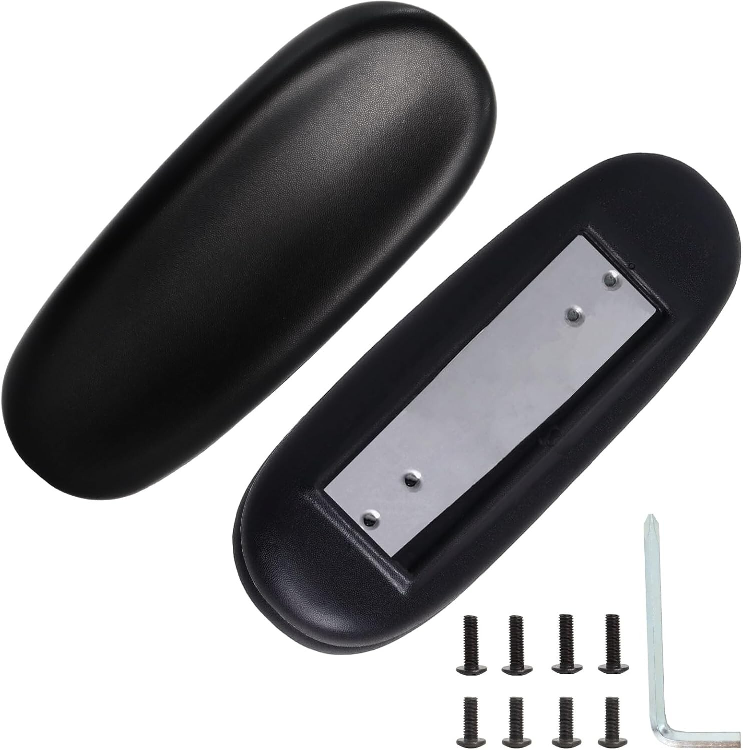 "Office Chair Replacement Armrest Arm Pads Caps Fit Univeral Desk Chair Arms 4..