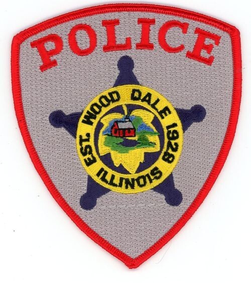 ILLINOIS IL WOOD DALE POLICE NICE SHOULDER PATCH SHERIFF