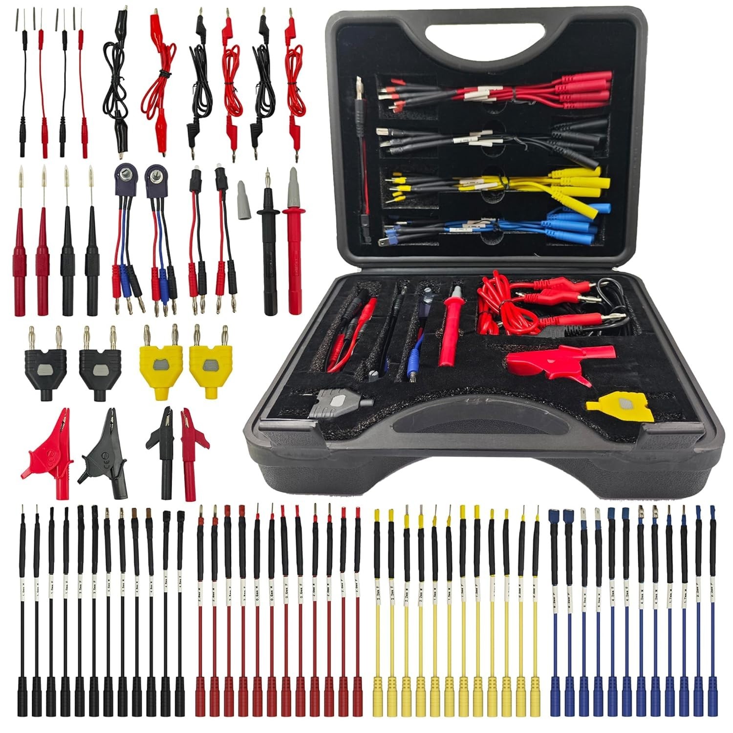 76-Pcs Automotive Circuit Test Lead Kit, Multimeter、Electrical Test Leads Kit