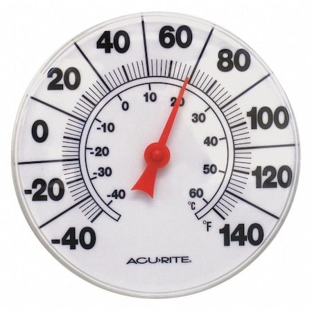 Acurite 00353A2 Analog Thermometer,8" Dial Size