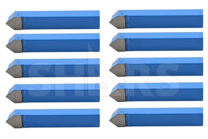 Shars 10 Pcs 3/8" D Style C6 Grade Carbide Tipped Tool Bits New !{