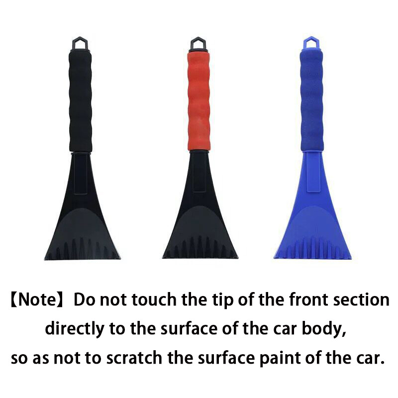 1Pc New ICE Scraper Soft Handle for CAR & VAN Windshield Snow Remover Black