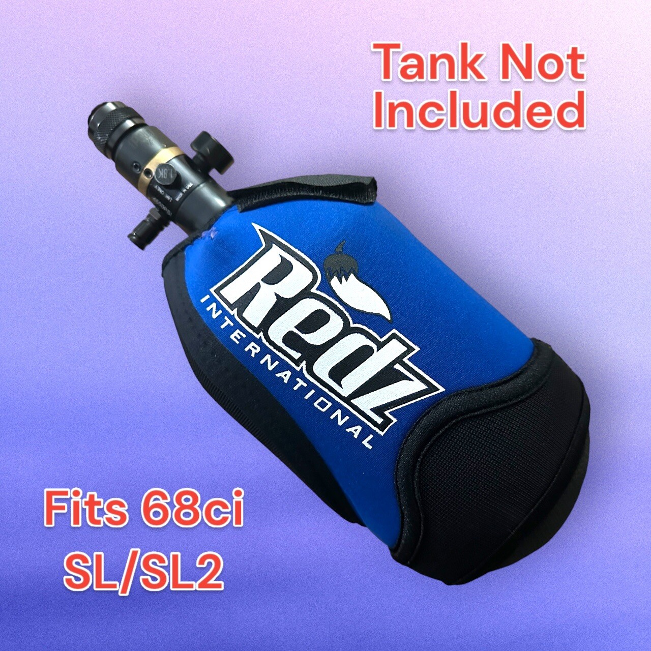 NEW Vintage REDZ Neoprene Blue HPA CF Cover Fits Modern 68ci SL/SL2 Tank