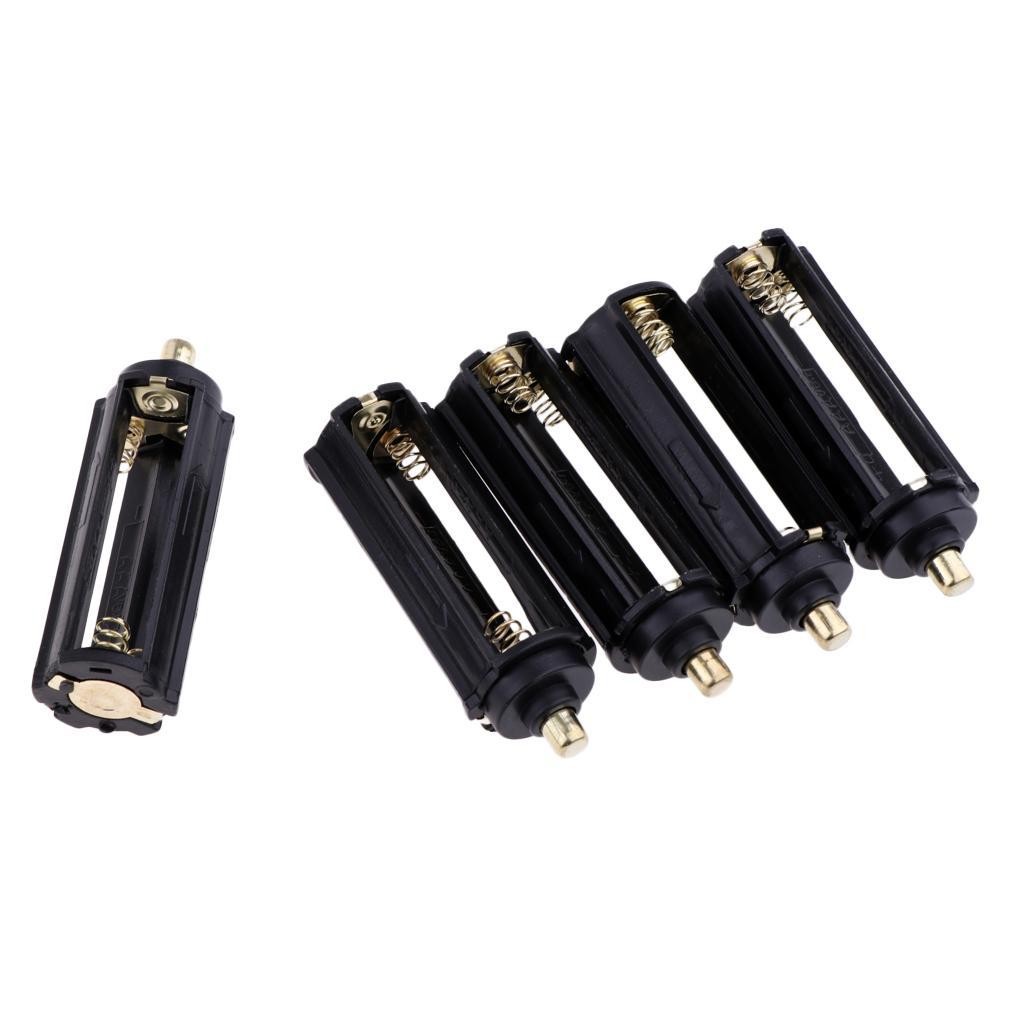 5pcs/pack Camping Flashlight Torch Holder Container for 3x