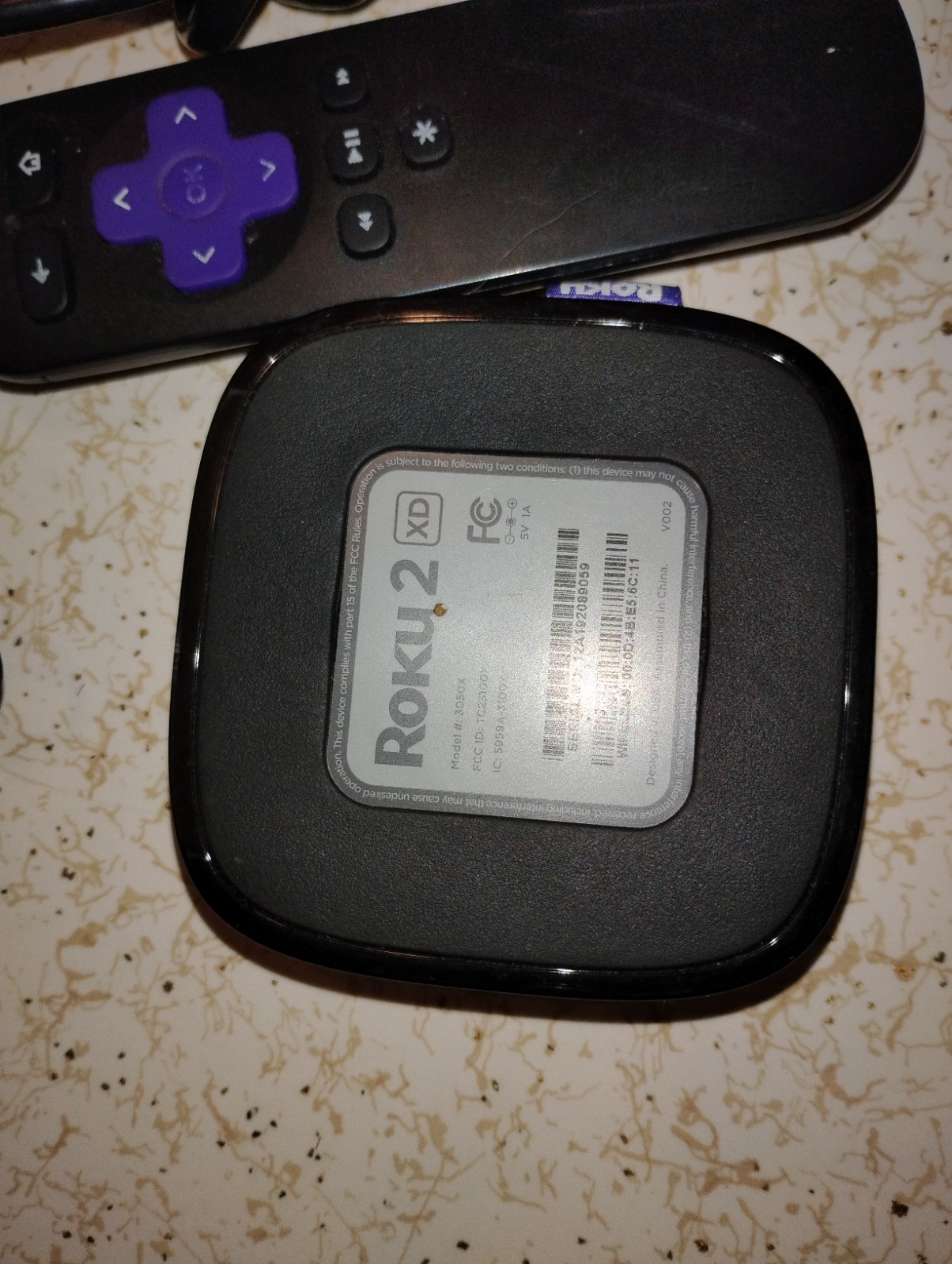 Roku Roku 2 XD 3050X Streaming Box w/ Remote, HDMI, Ethernet, Power Adapter
