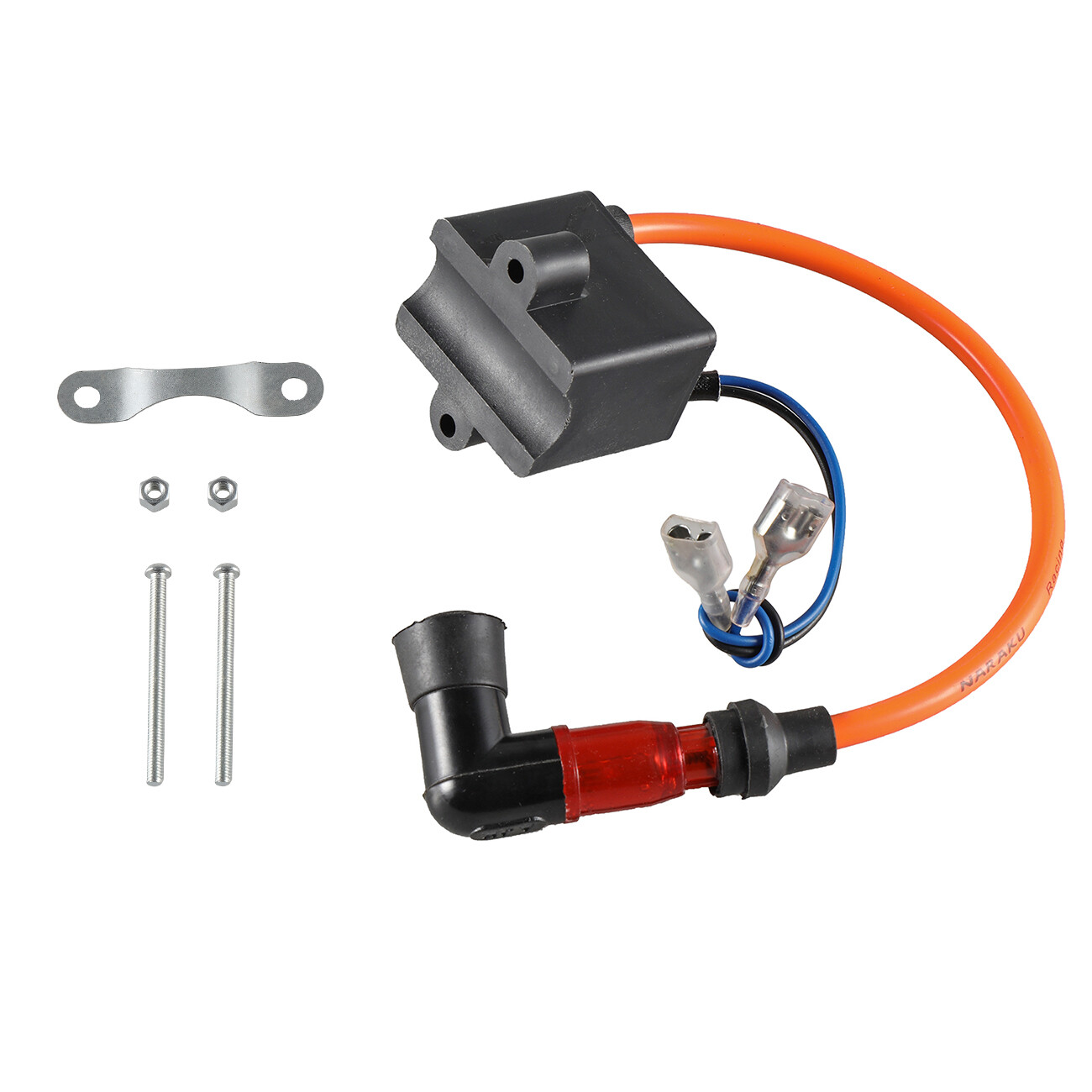 Red Light Ignition Coil Fit 50cc 60cc 66cc 80cc Engine Motorized Bicycle Bike