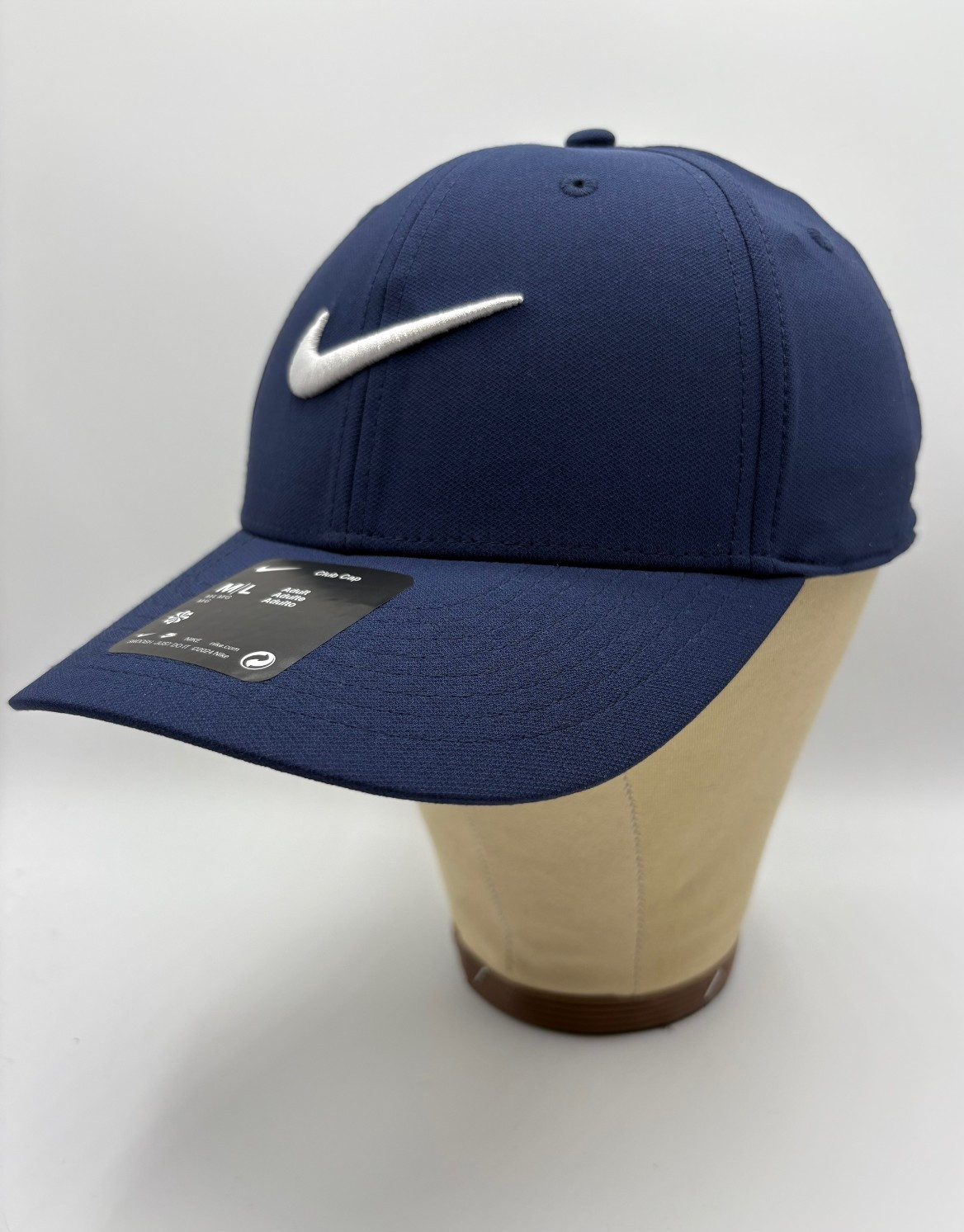 Nike Blue Club Cap White Embroidered Logo Sz M/L FB5625-410