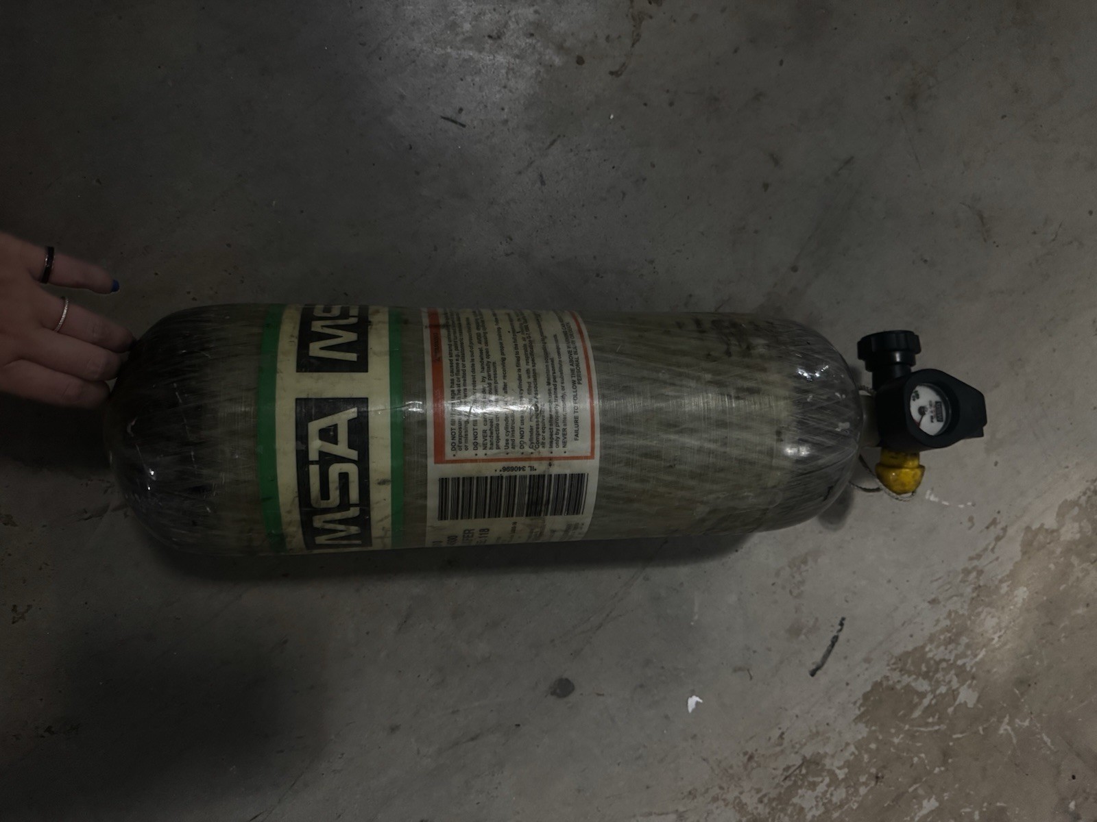 MSA H-45 Bottle Used