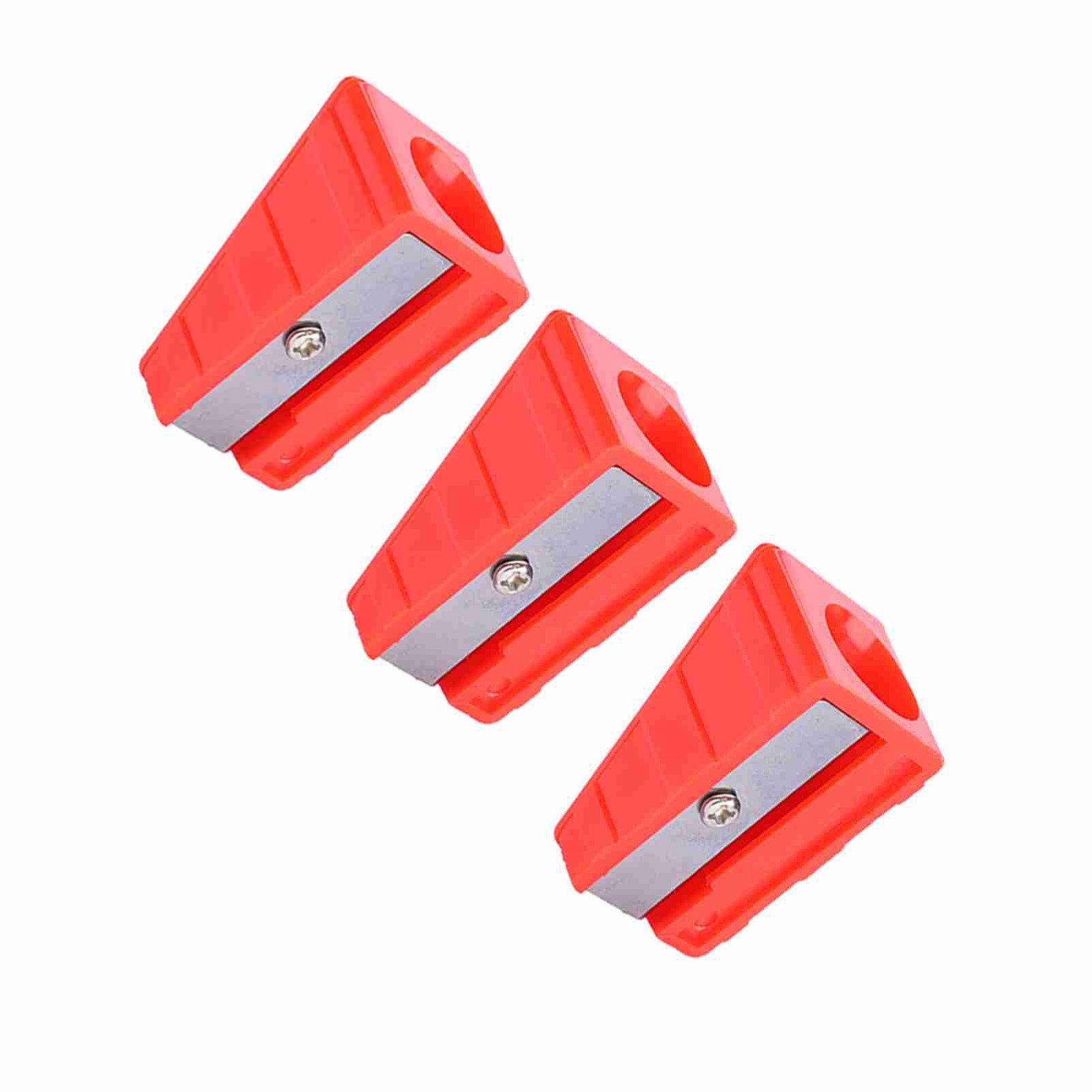 Hot (Red)3pcs Billiards Tip Trimmer Mini Pencil Sharpener For Billiards Pool