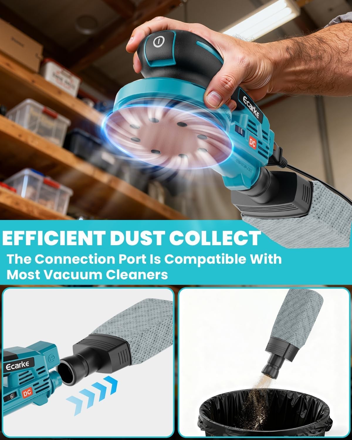 Handheld Electric Orbital Sanding Machine