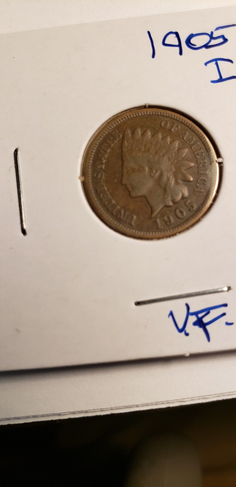 1905 INDIAN HEAD PENNY "LIBERTY" VISABLE VERY FINE CONDITION