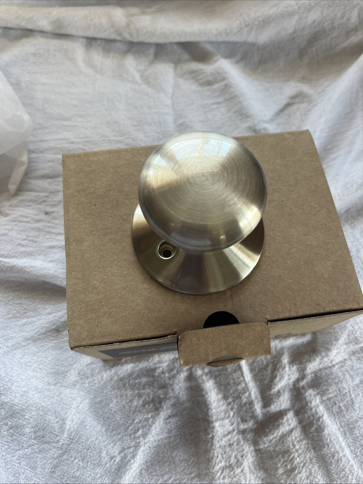Schlage  DUMMY Door Knob Plymouth Satin Nickel F170 PLY 619   Non Turning