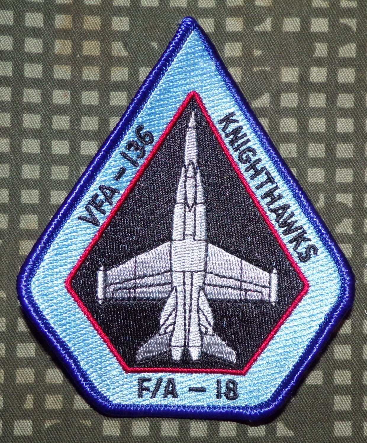 US Navy VFA-136 Strike Fighter Squadron One Thirty-six Knighthawks Patch