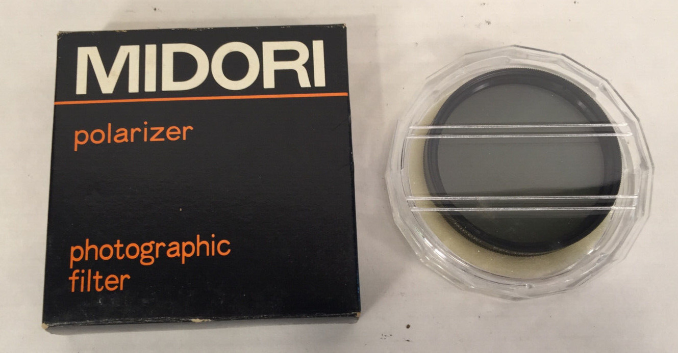 Clean Midori 52mm Camera Lens Filter, In Box, In Hard Case w/ Effect of Filters