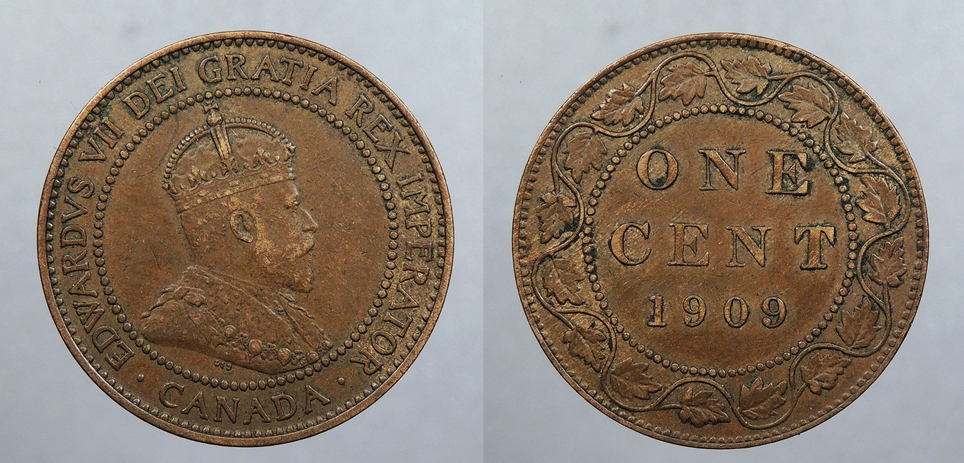 CANADA 1909 Cent Edward VII #WC106201