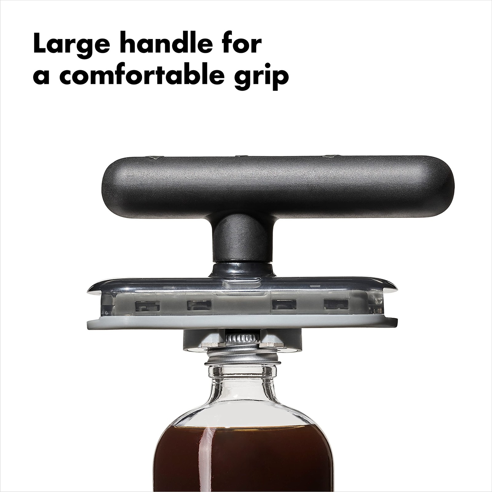 OXO Good Grips Twisting Jar Opener with Basepad 1 Size, Black