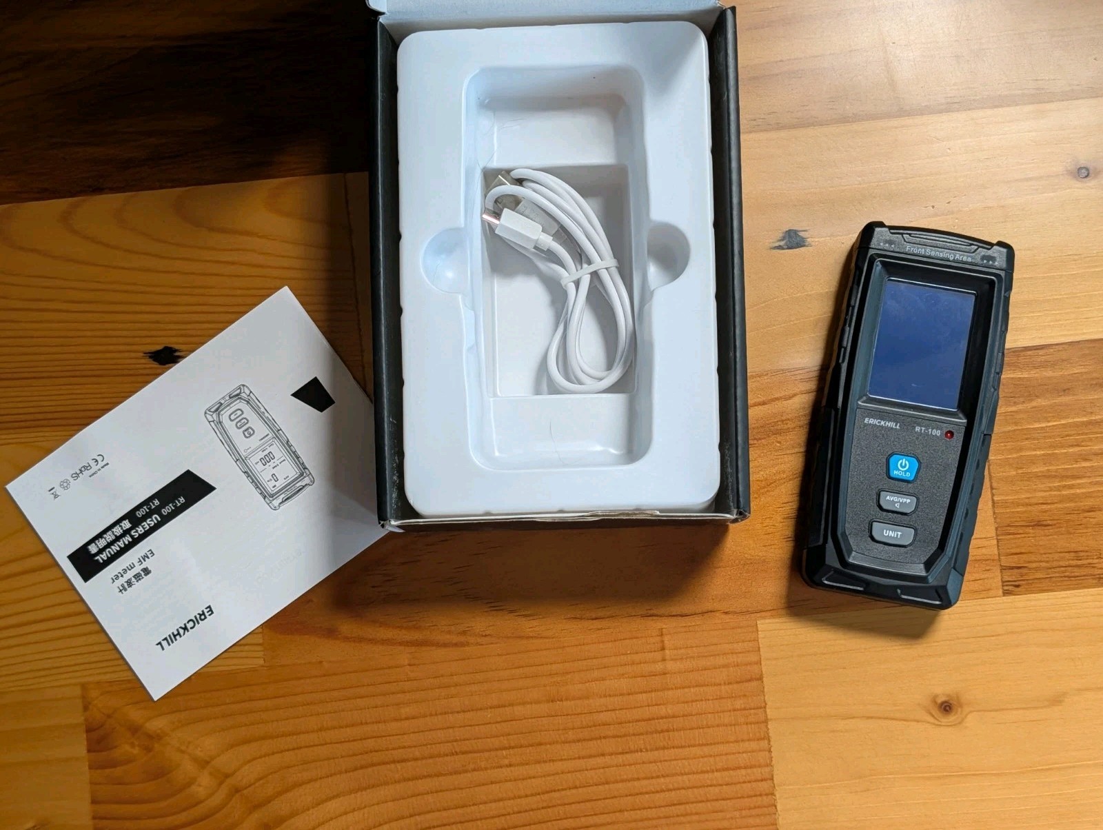 Erickhill Rechargeable EMF Tester Electromagnetic Radiation Tester RT-100