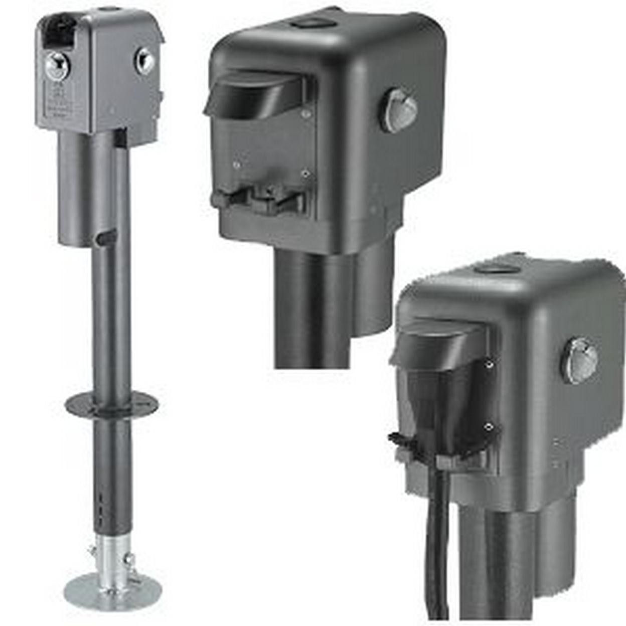 Husky Towing 87247 Elect 4500 LB Cap 18" Travel With 6" Drop Down Leg 3 St& LEDS
