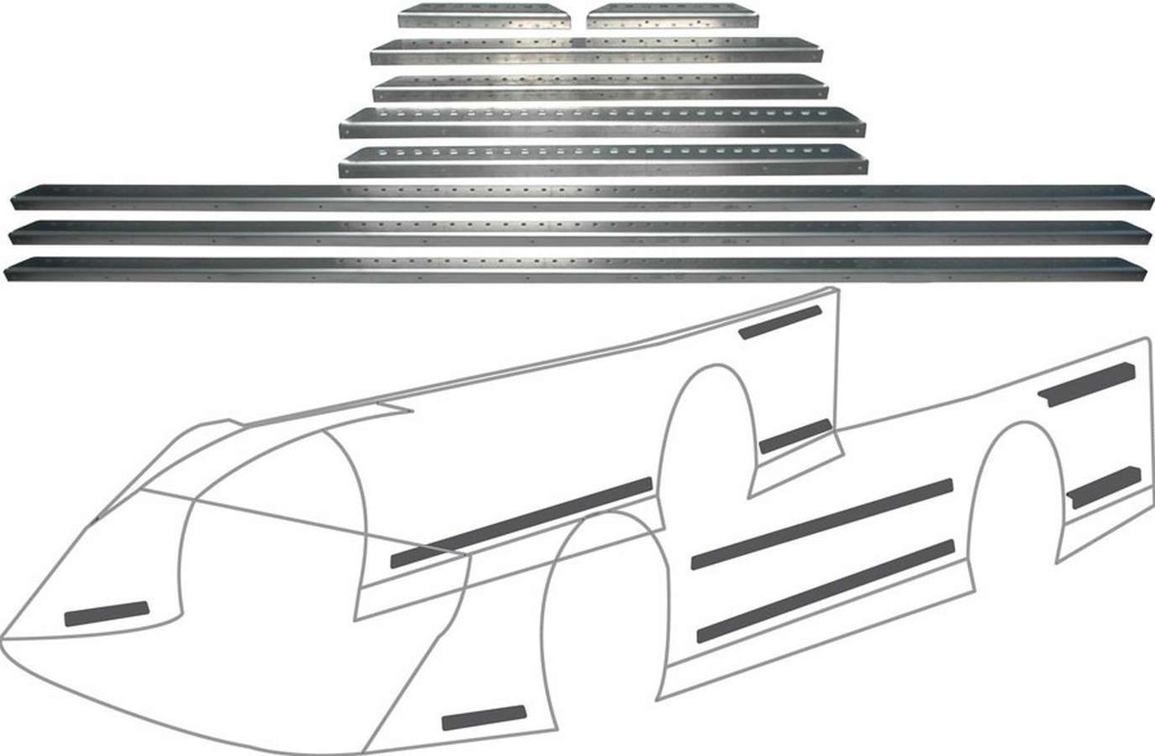 Allstar Performance Late Model Aluminum Body Brace Kit ALL23105