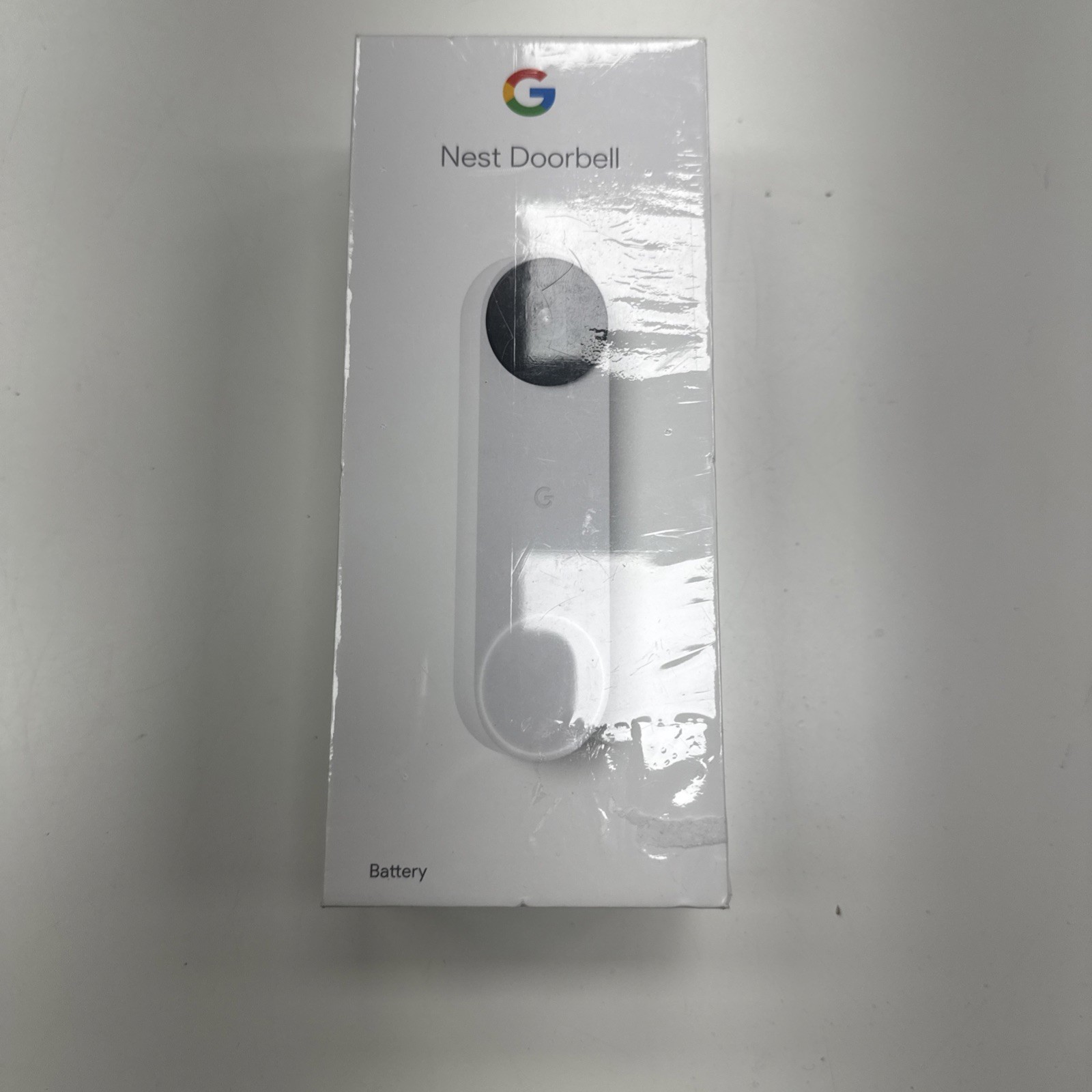 Google Nest Doorbell (Battery) - Snow  GA01318-US NEW SEALED