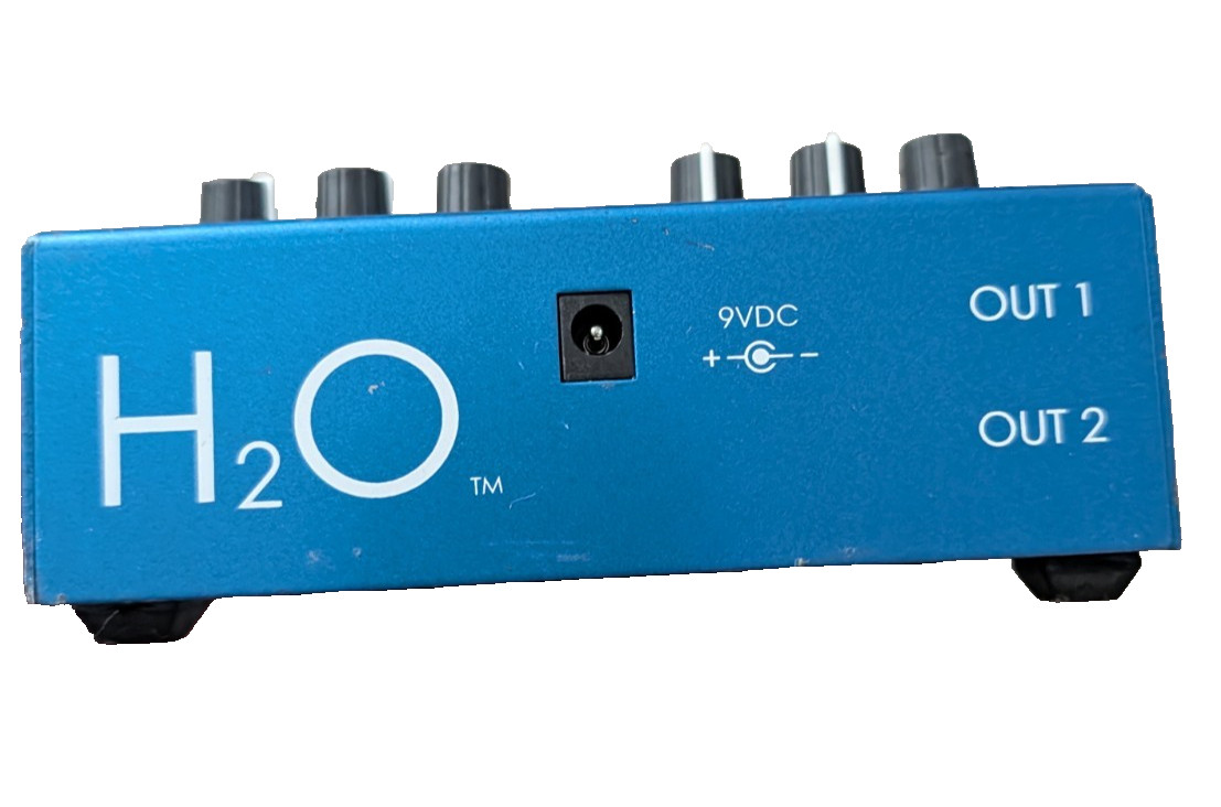 Visual Sound H2O Liquid Chorus & Echo Guitar Effect UPGRADED Tested, Working