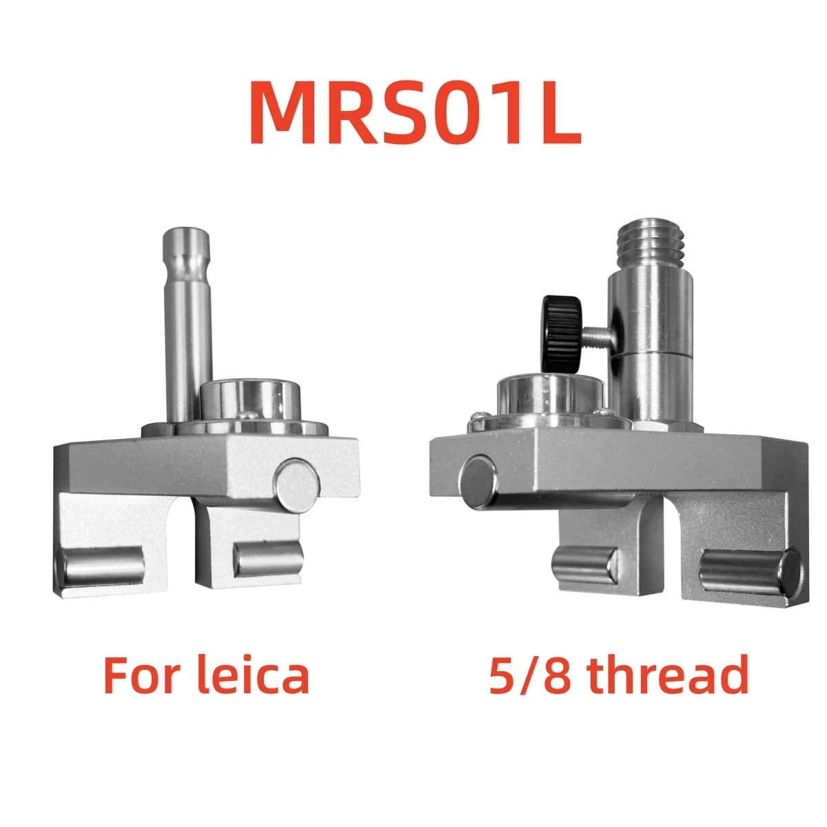 MRS01L Magnetic Railshoe with Leic 5/8 inch Threaded Mount Monitoring Prism Base