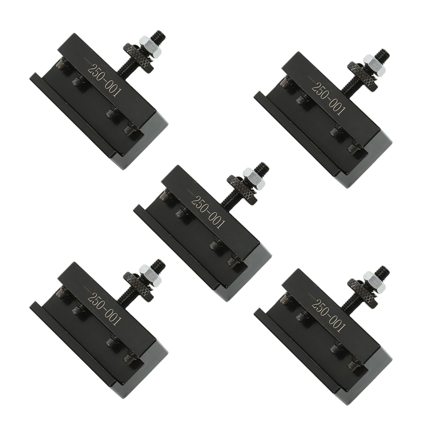 Thomletha 5Pcs Turning Tool Holder 250-001 Quick Change Tool Post Set Tool Po...