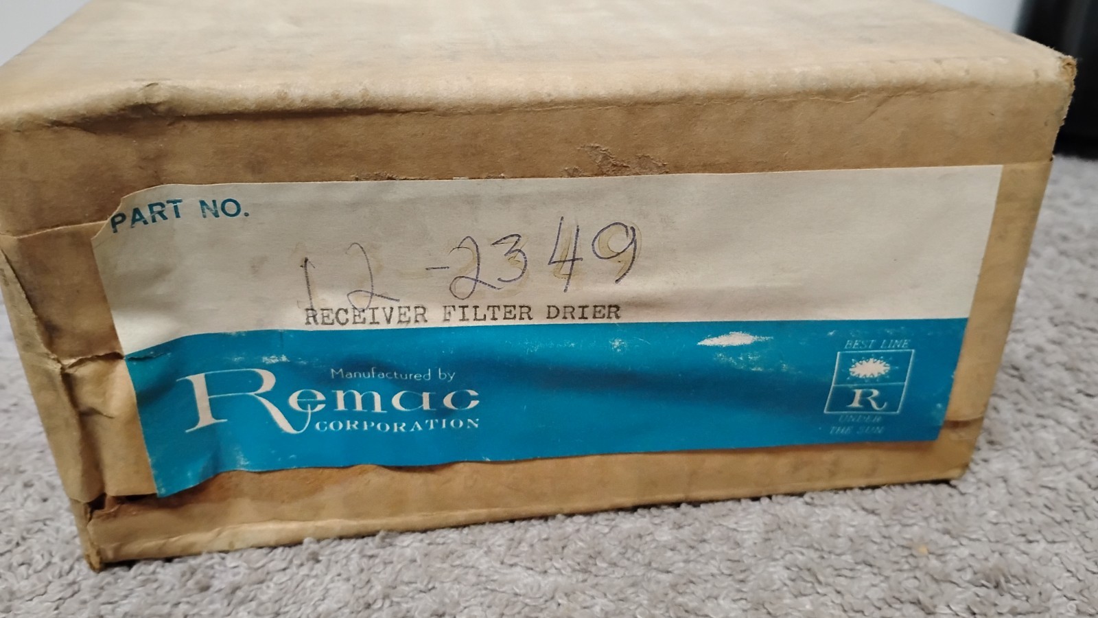 NOS Remac Corporation Part No. 12–2349 Receiver Filter Drier. (00)