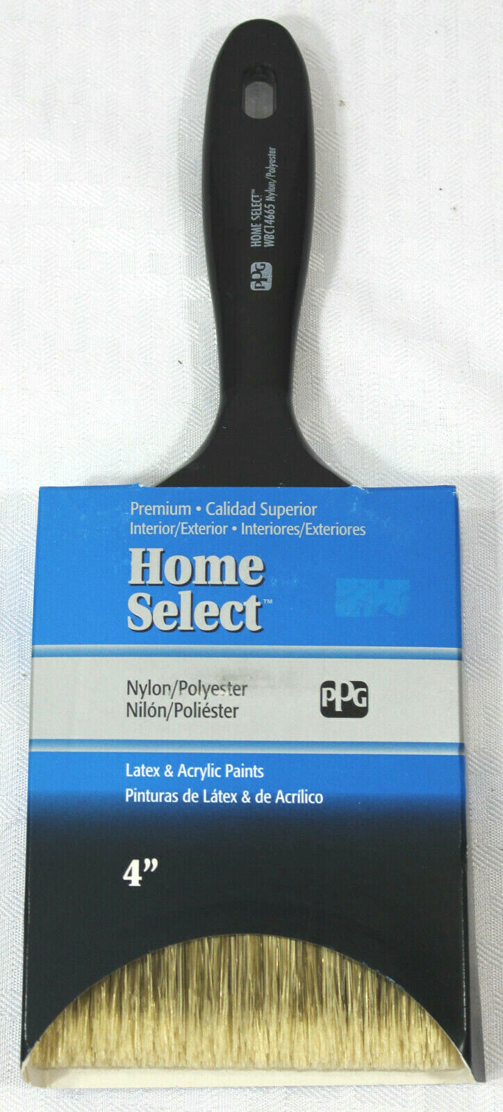 New Home Select Premium-Calidad Superior Paintbrush, 4-Inch. Indoor/Outdoor