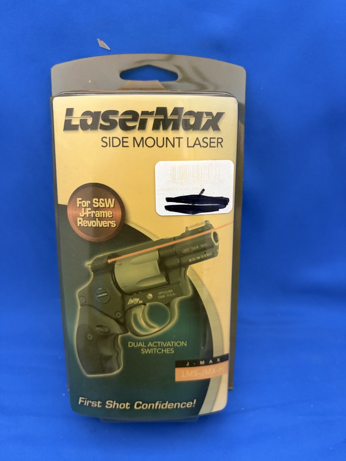 Lasermax Side Mount Laser S&W JFRAME REVOLVERS DUAL ACTIVATION SWITCHESLMS-JMX-H