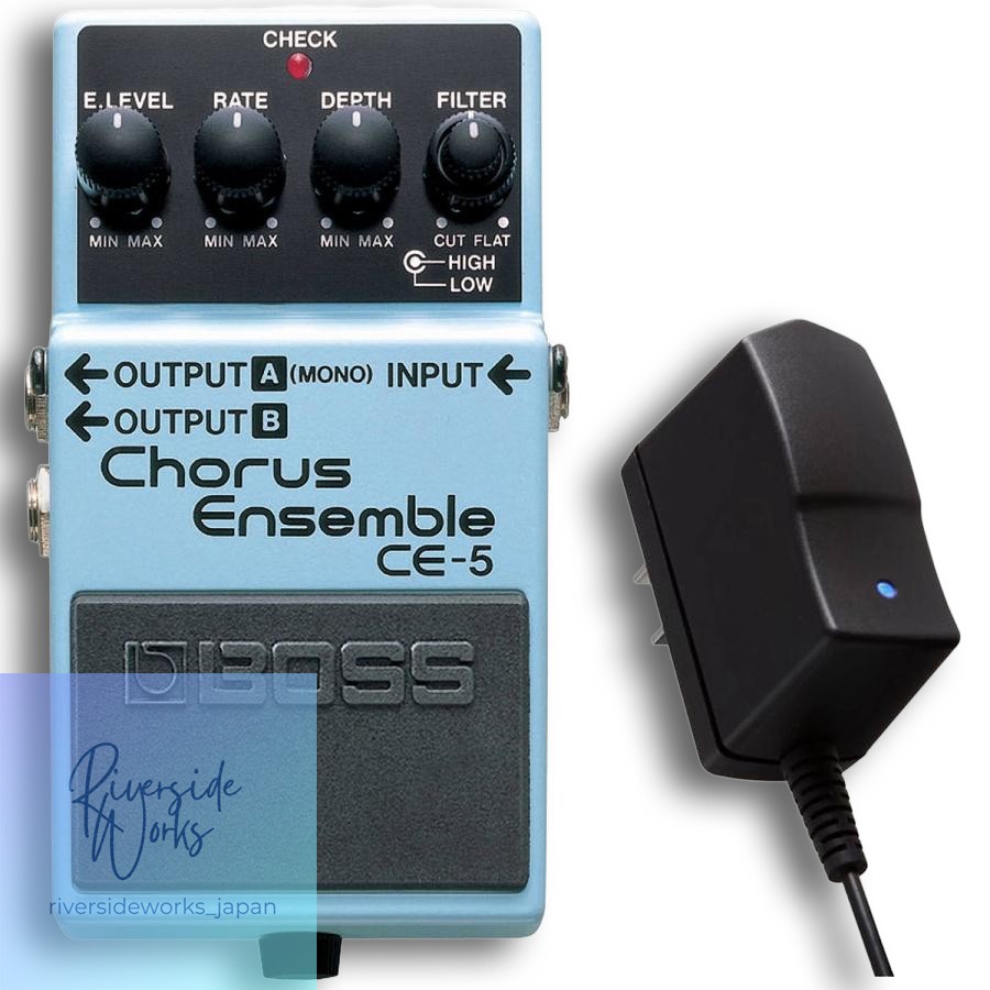 BOSS CE-5 Chorus Ensemble WAZA Craft with AC Adapter Set CE5