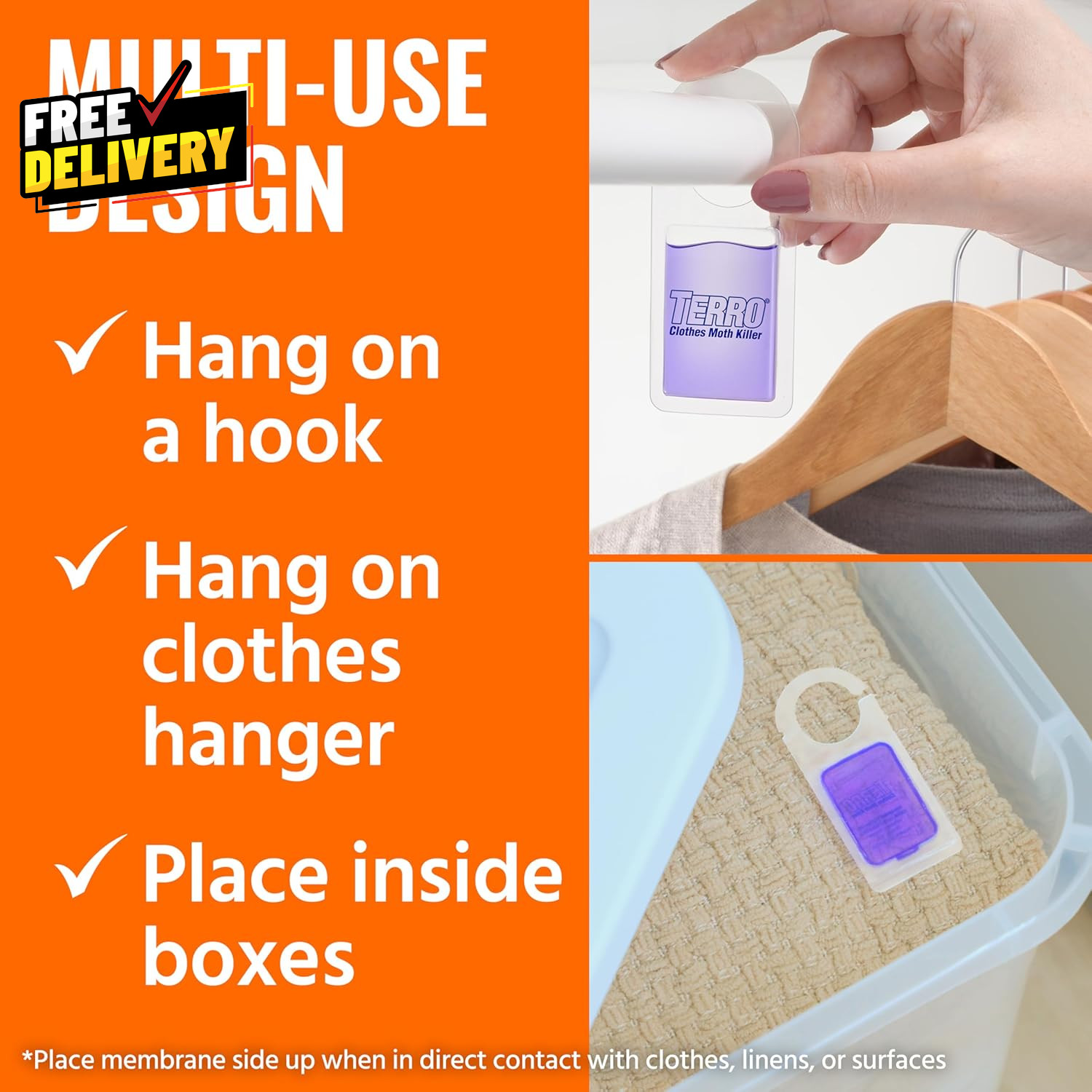 Clothes Moth Killer T2903 3 Pack Kills Adult Clothes Moths Moth Larvae and M....