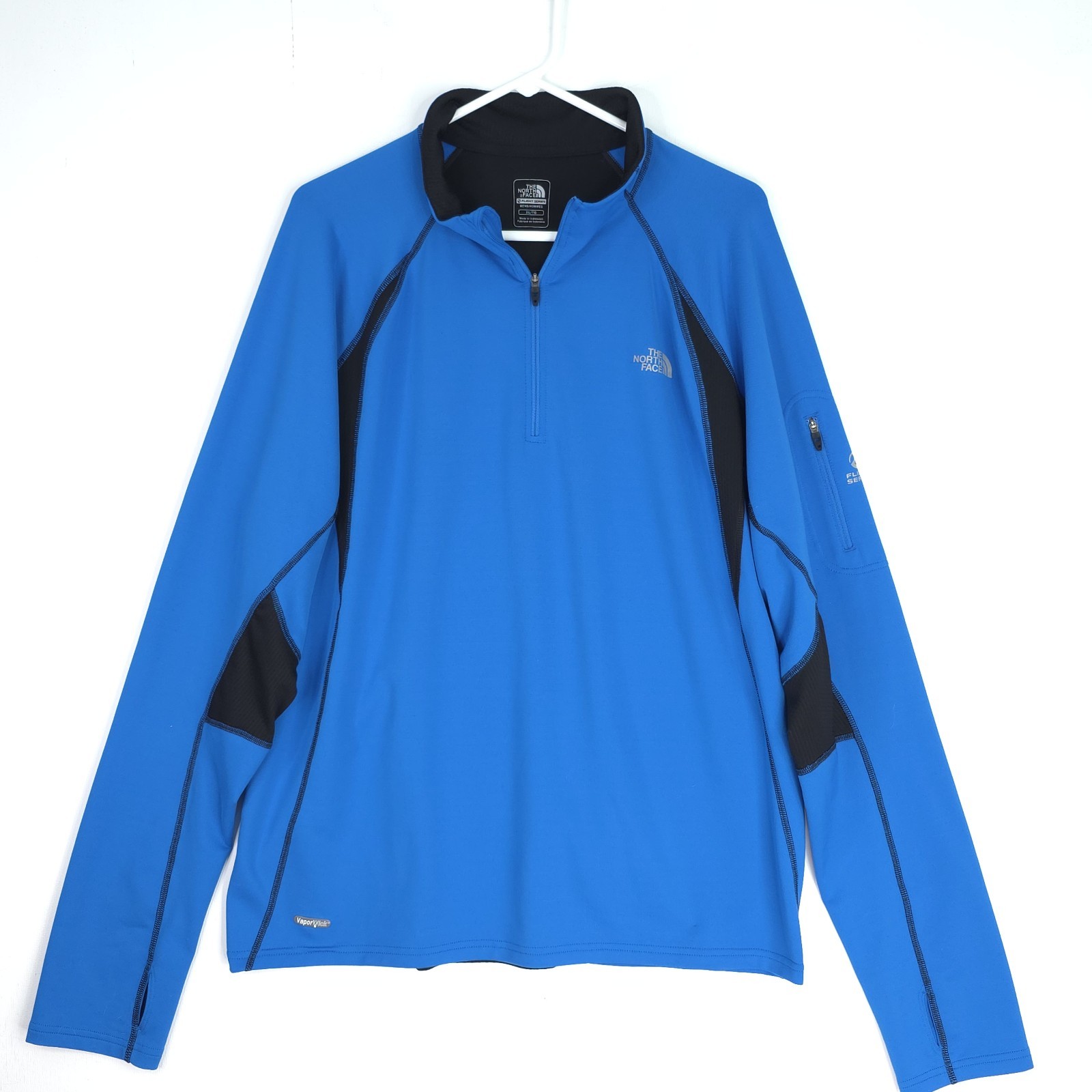 The North Face Sweater Men XL Blue Flight Series Quarter Zip Pullover Read