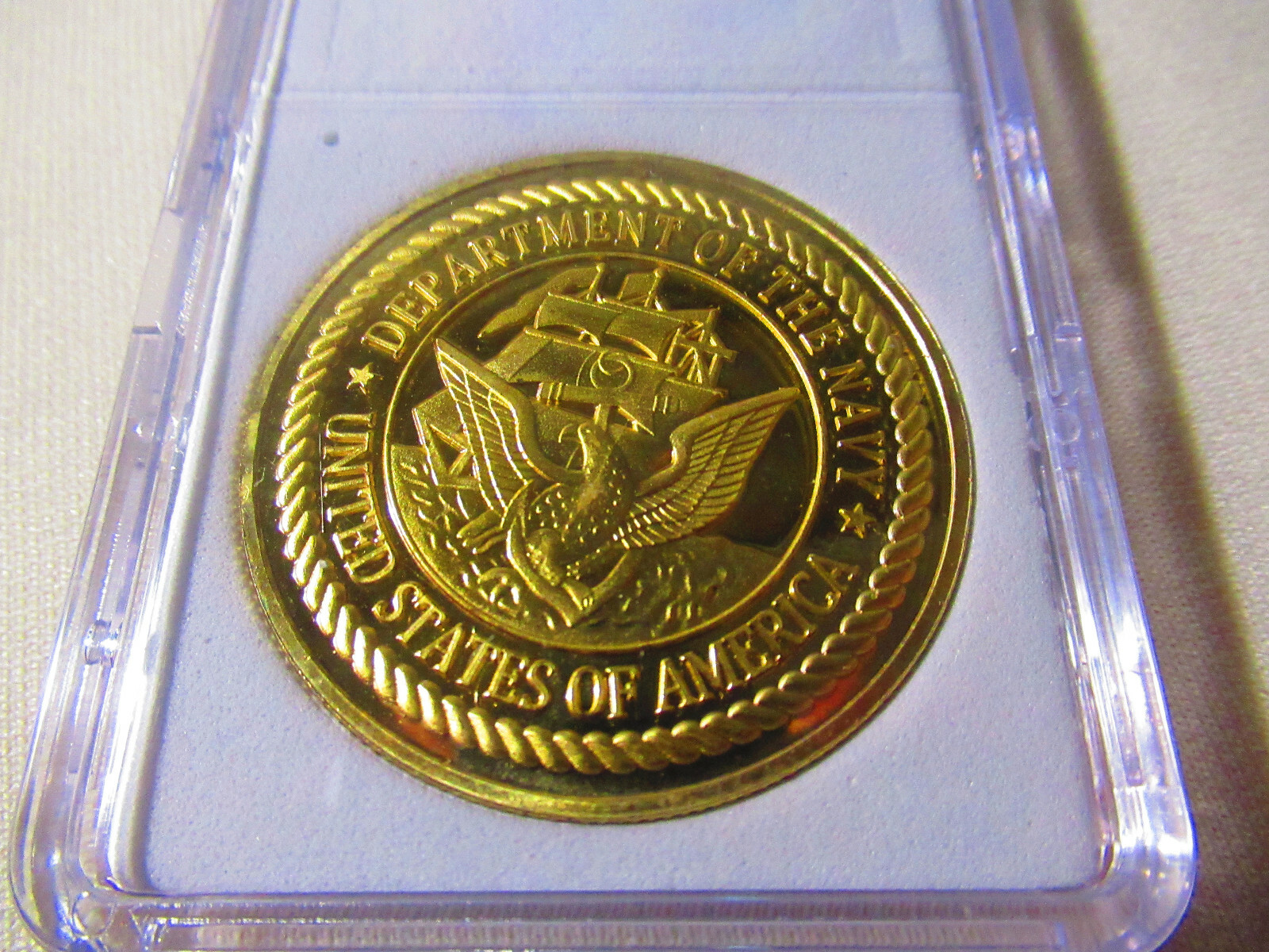 US NAVY - USS BOXER CV-21 Challenge Coin