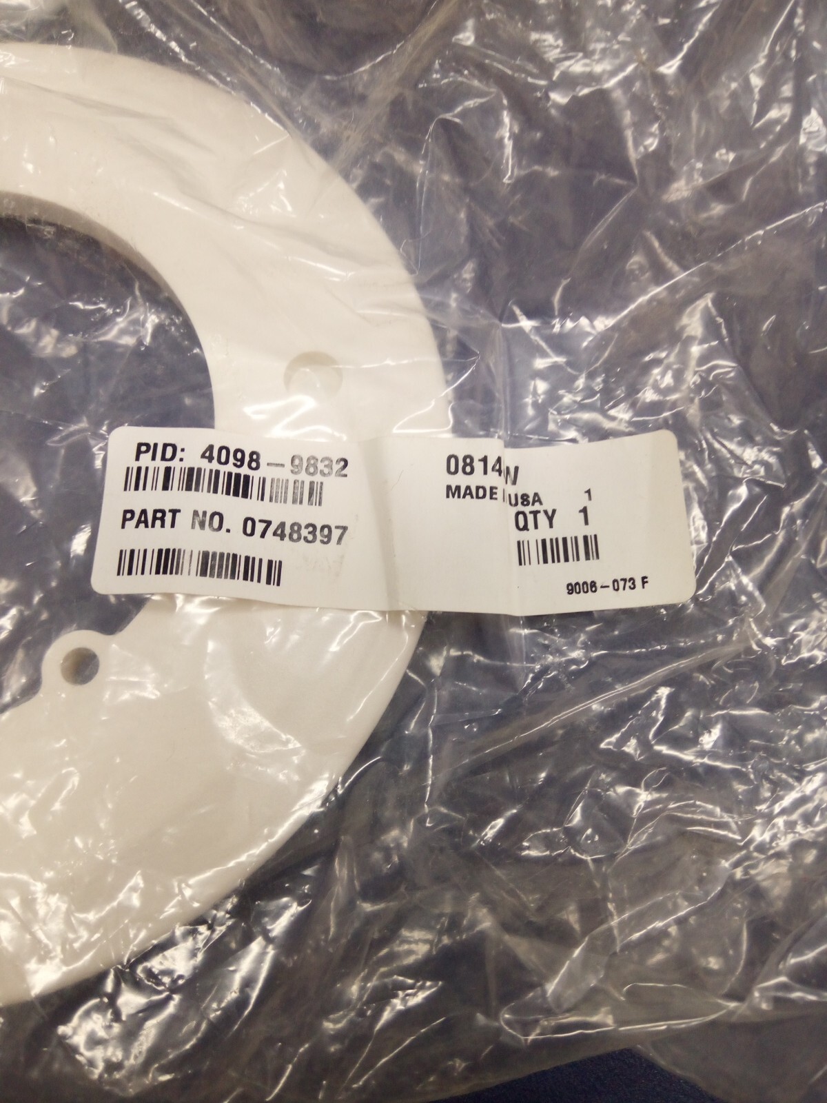 SIMPLEX7 4" UNIVERSAL ADAPTER PLATE 4098-9832. NEW