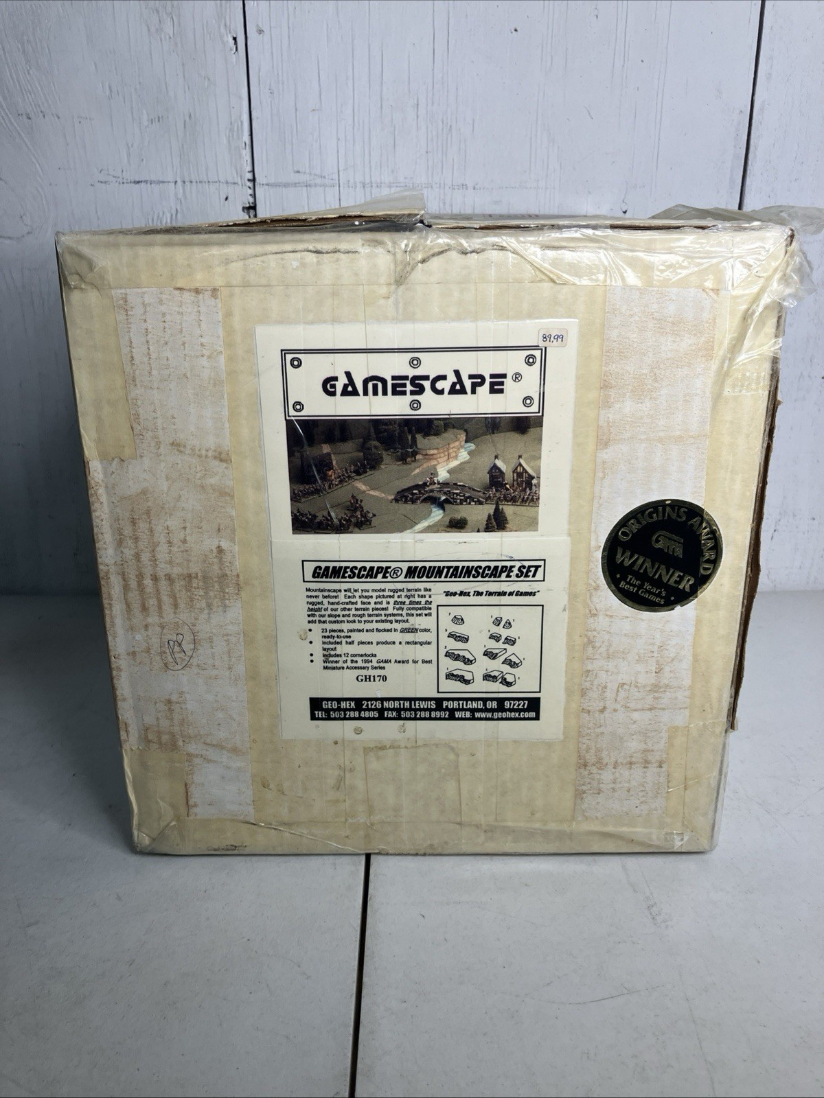 Geo-Hex Terrain Systems Gamescape Mountainscape Set GH170 Green Warhammer