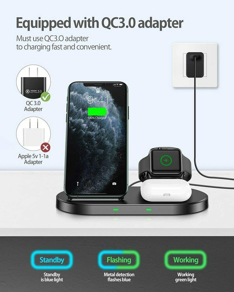 3-in-1 Wireless Charging Pad