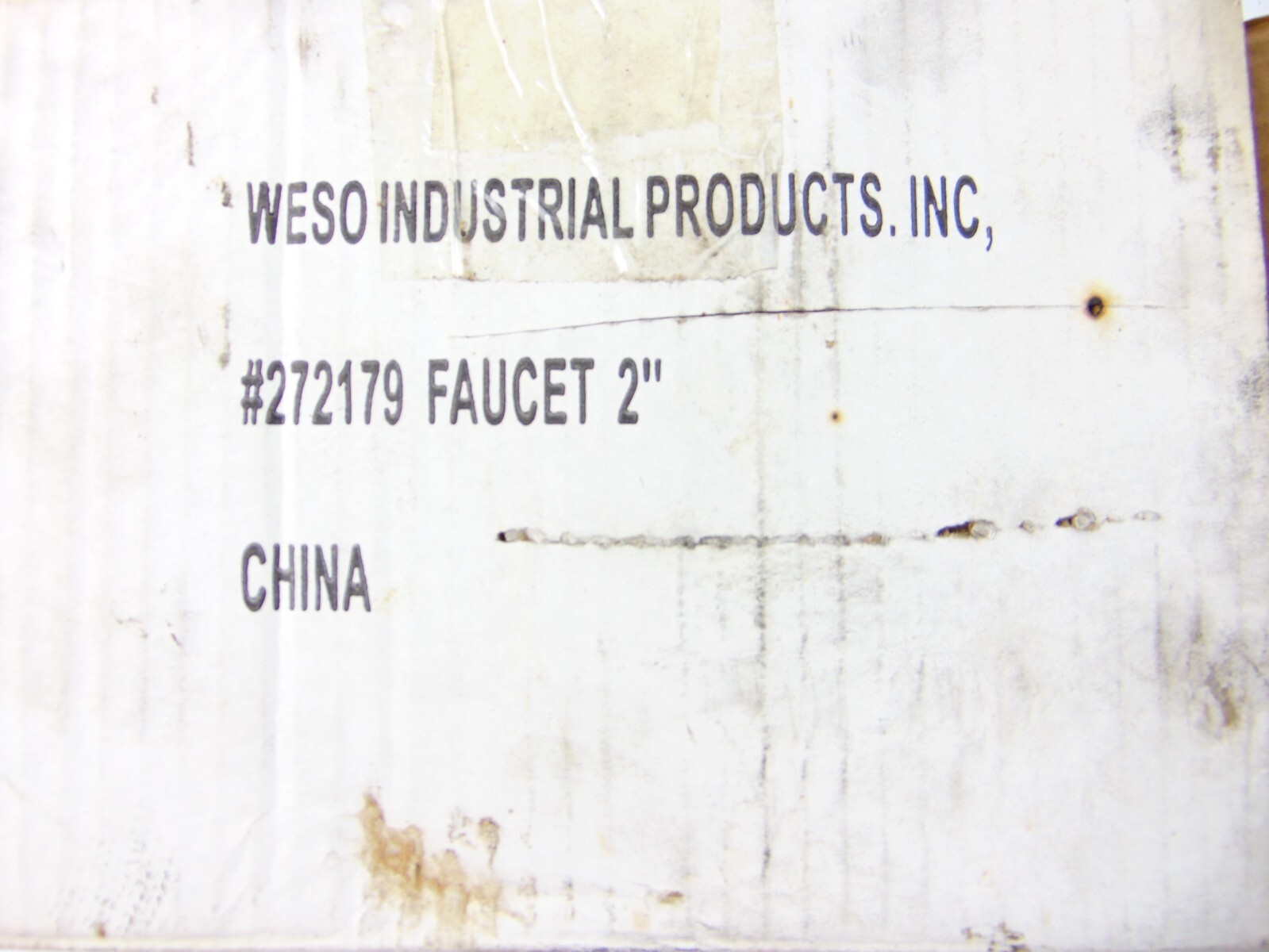 Wesco Inc 2" Faucet 272179