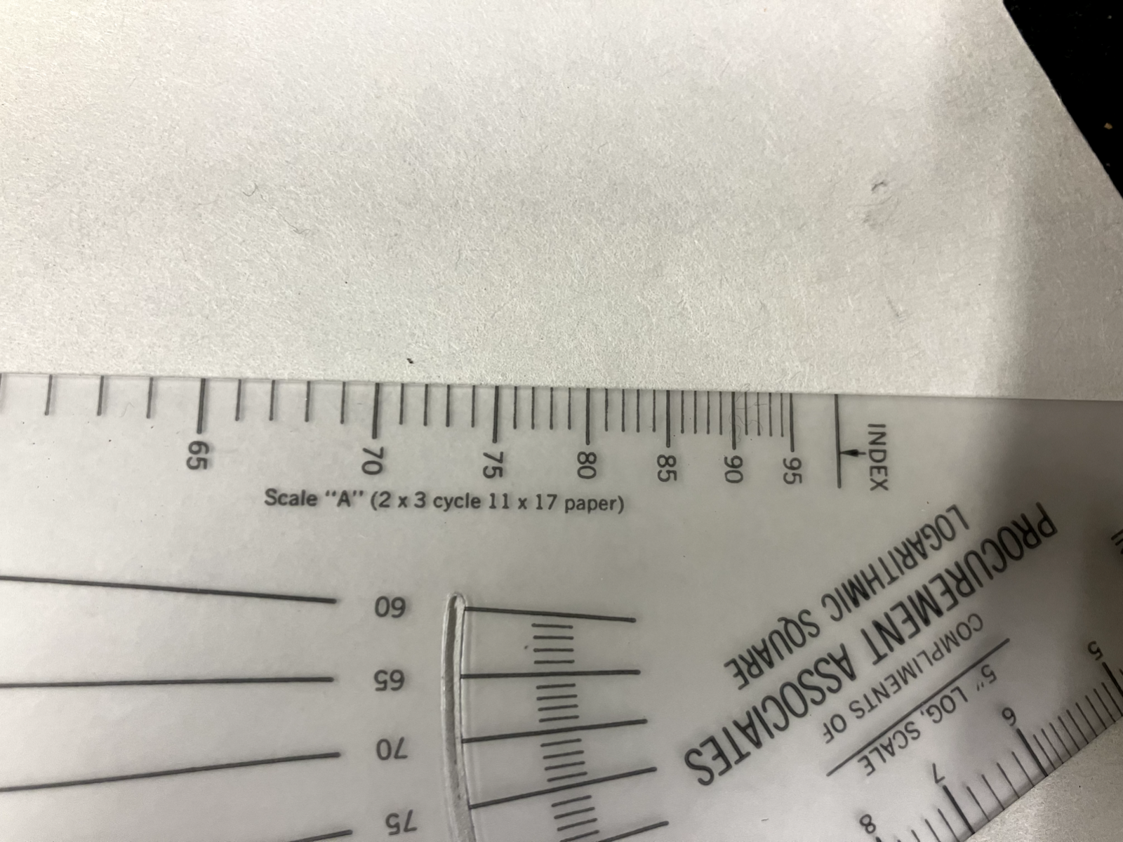 LEARNING CURVE LOGARITHMIC SQUARE PROTRACTOR WITH INSTRUCTIONS