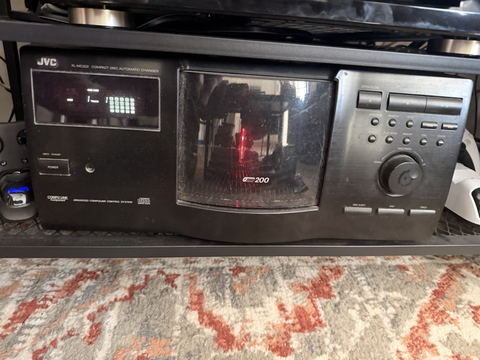 JVC XL-MC222 200 Compact Disc CD Automatic Changer Player